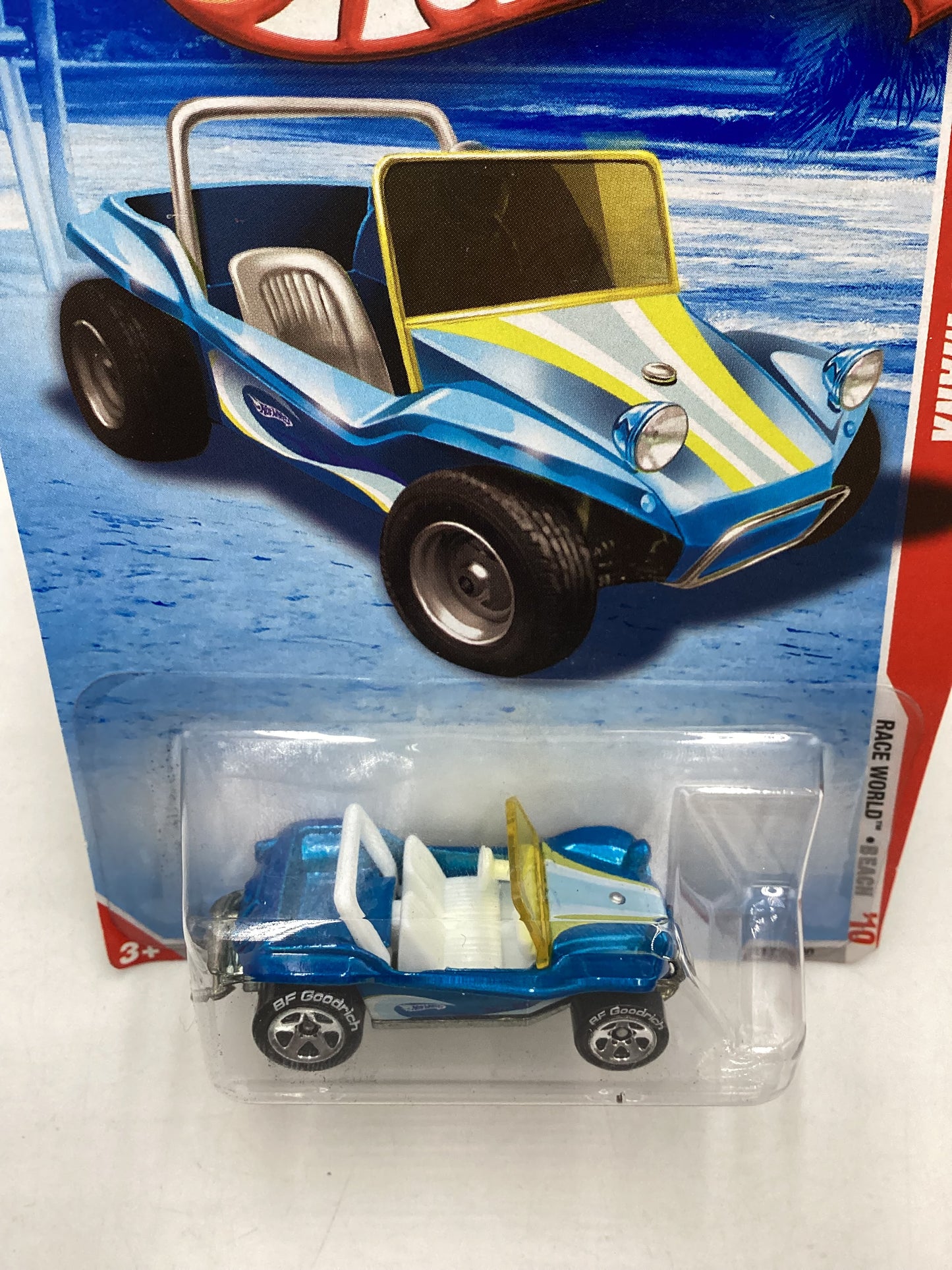 2010 Hot Wheels #177 Walmart Exclusive Blue Meyers Manx 235D