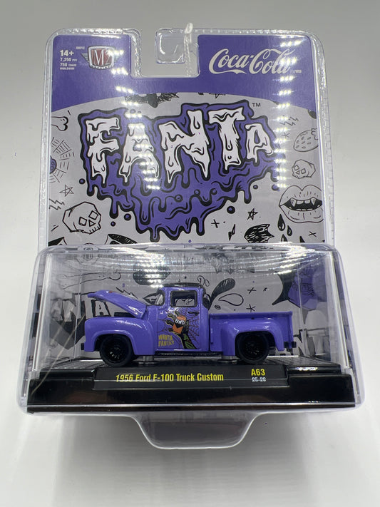 2025 M2 Machines Fanta 1956 Ford F-100 Truck Custom Purple A63 198A