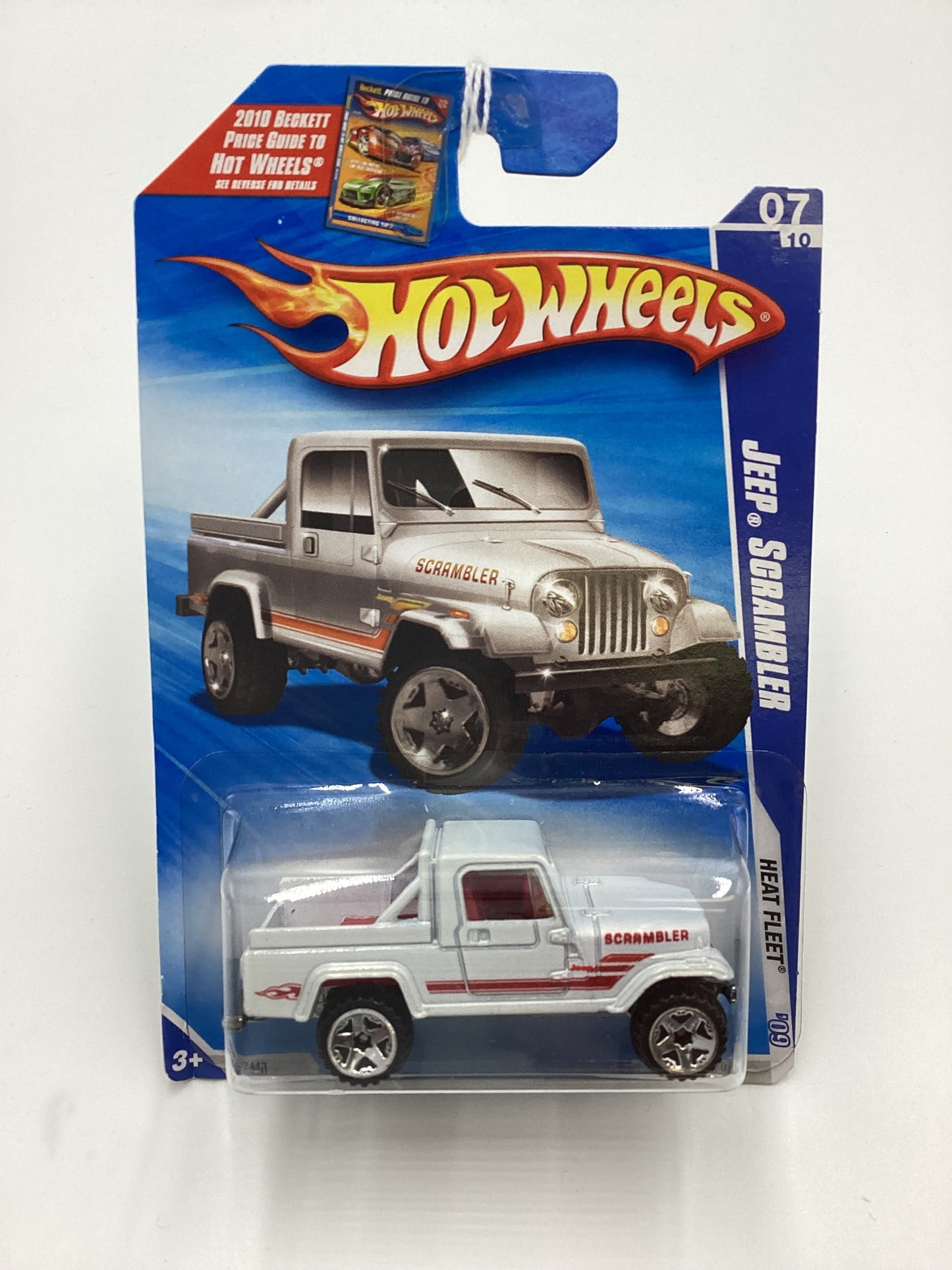 2009 Hot Wheels #123 Jeep Scrambler White