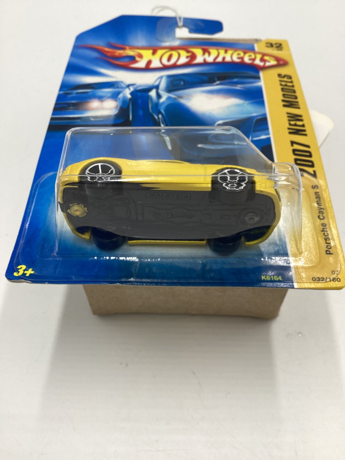 2007 Hot Wheels New Models #32 Porsche Cayman S Yellow 98A