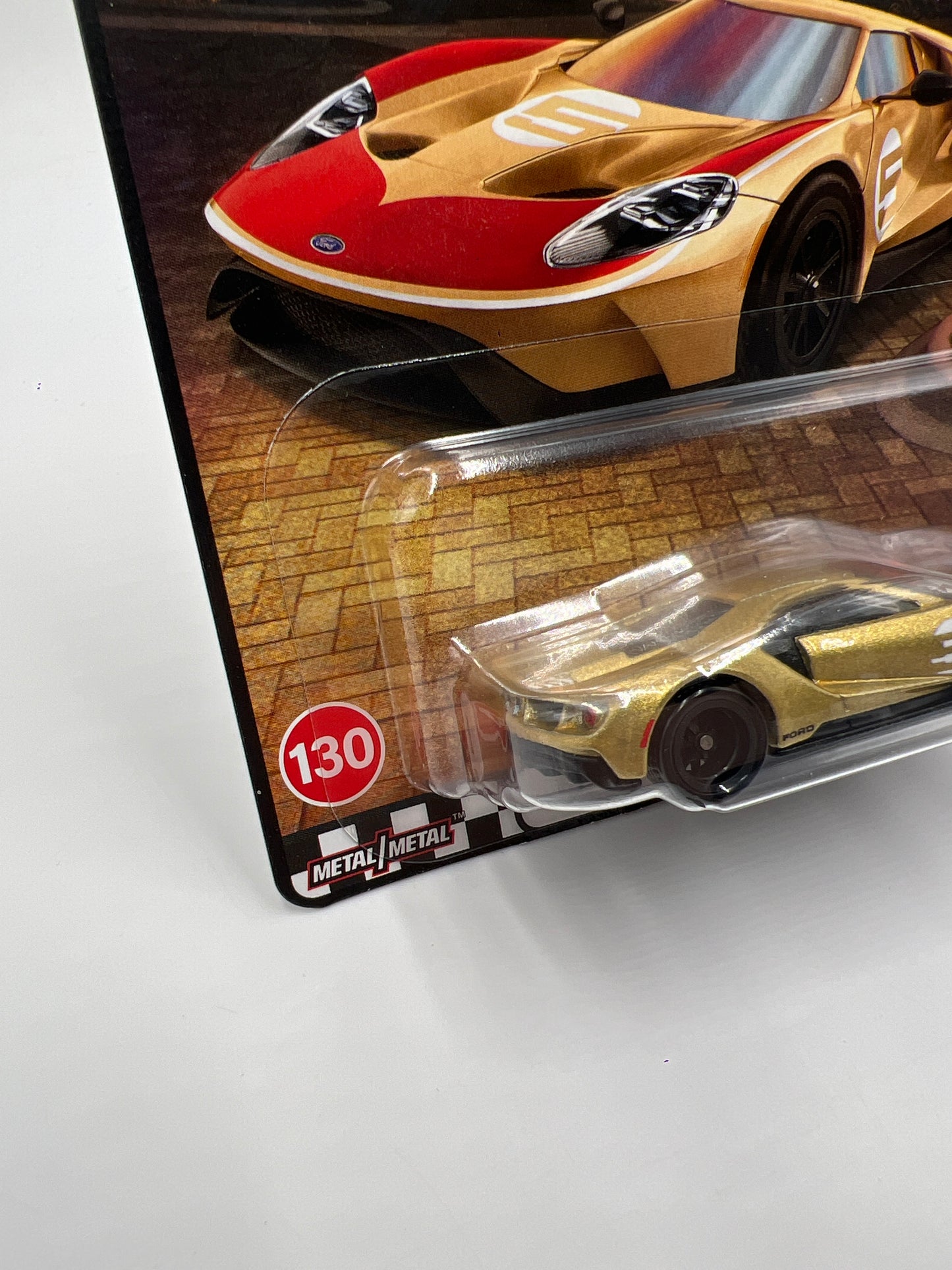 2025 Hot Wheels Premium Boulevard #130 17 Ford GT Gold 265B