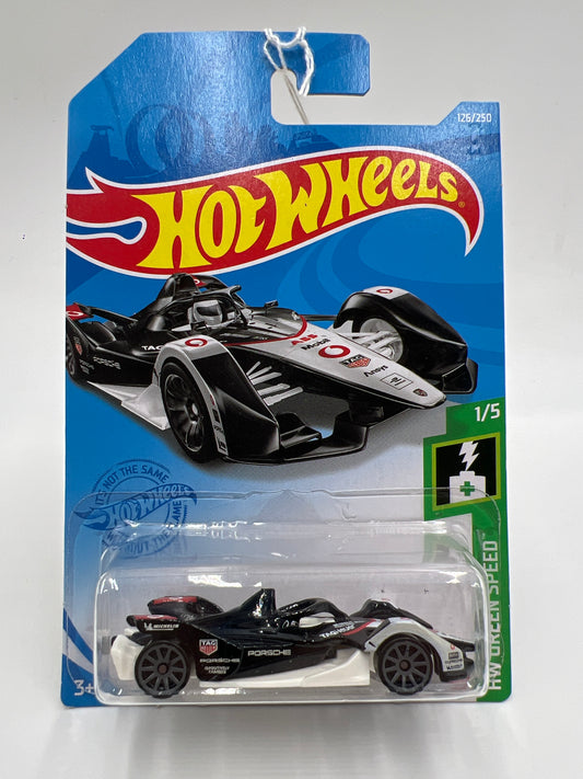 2021 Hot Wheels Green Speed #126 Formula E Gen 2 Car Tag Heuer Porsche Edition