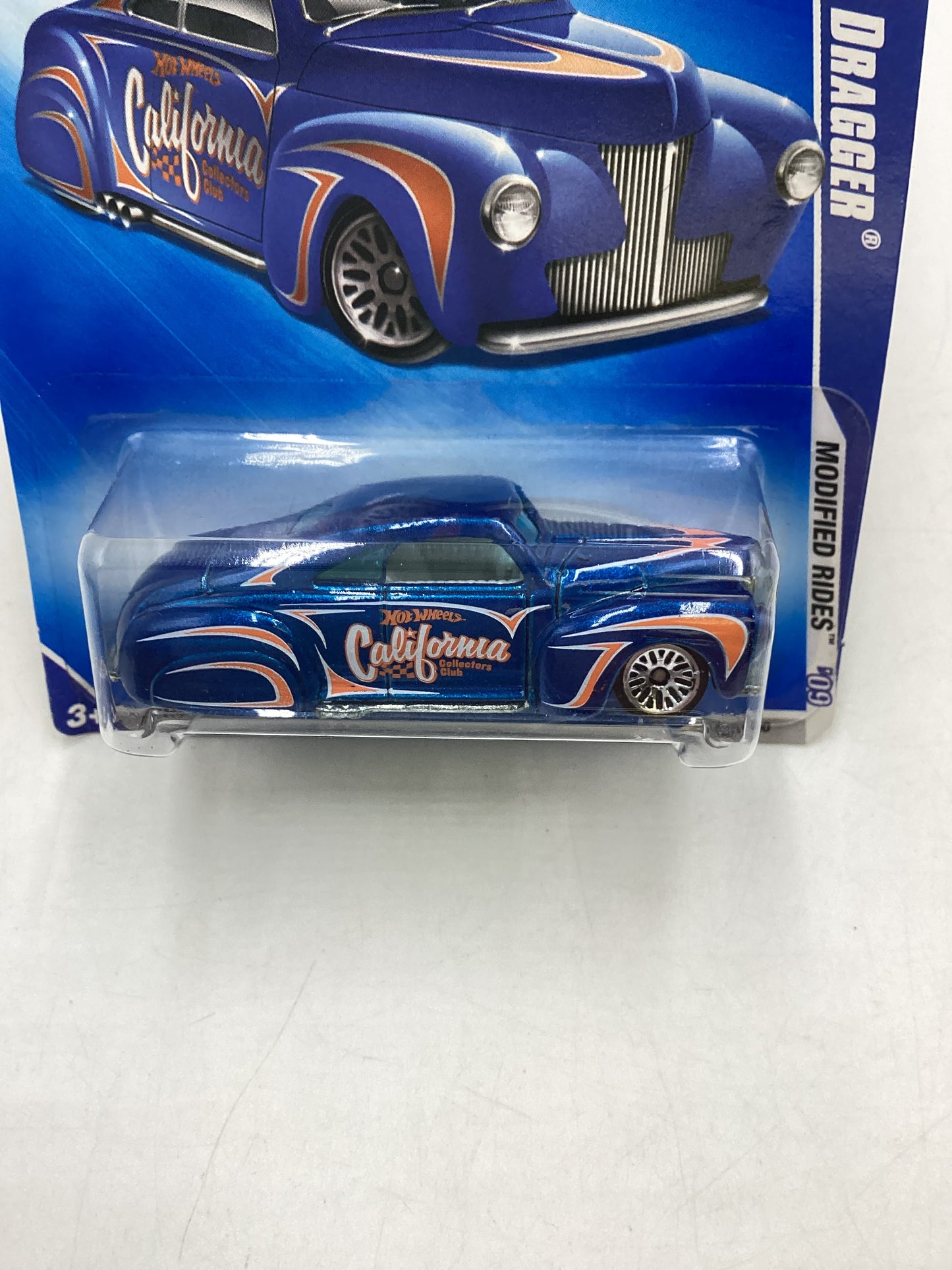 2009 Hot Wheels #157 Tail Dragger Blue 58D