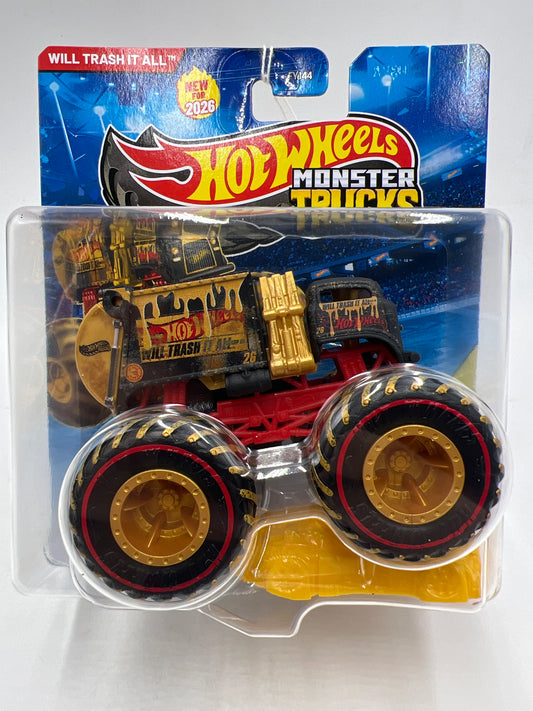 2026 Hot Wheels Monster Trucks Treasure Hunt Will Trash It All 134D