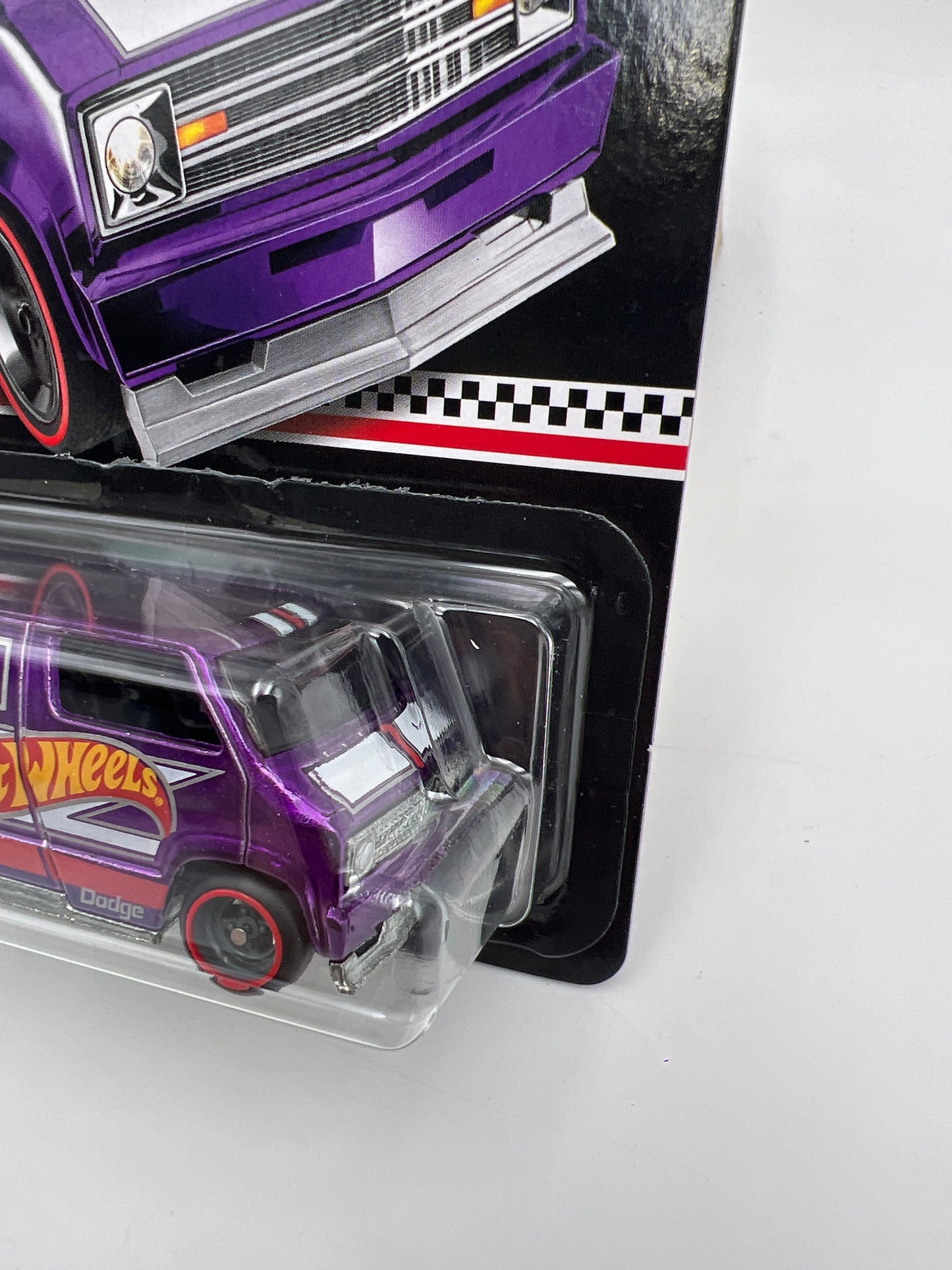 2020 Hot Wheels RLC Mail In #5 Custom 77 Dodge Van Purple W/Protector