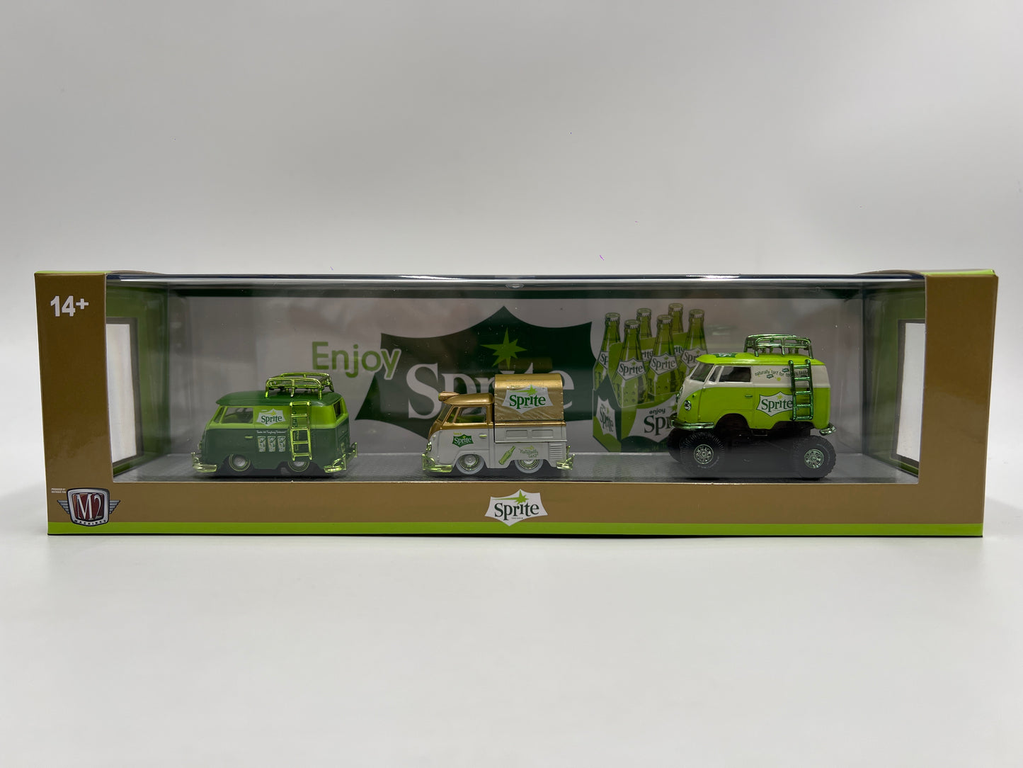2025 M2 Machines Auto Haulers Coca Cola Sprite CHASE 1960 VW Delivery Van/Type 2 Pickup/4x4 Delivery Van TW39