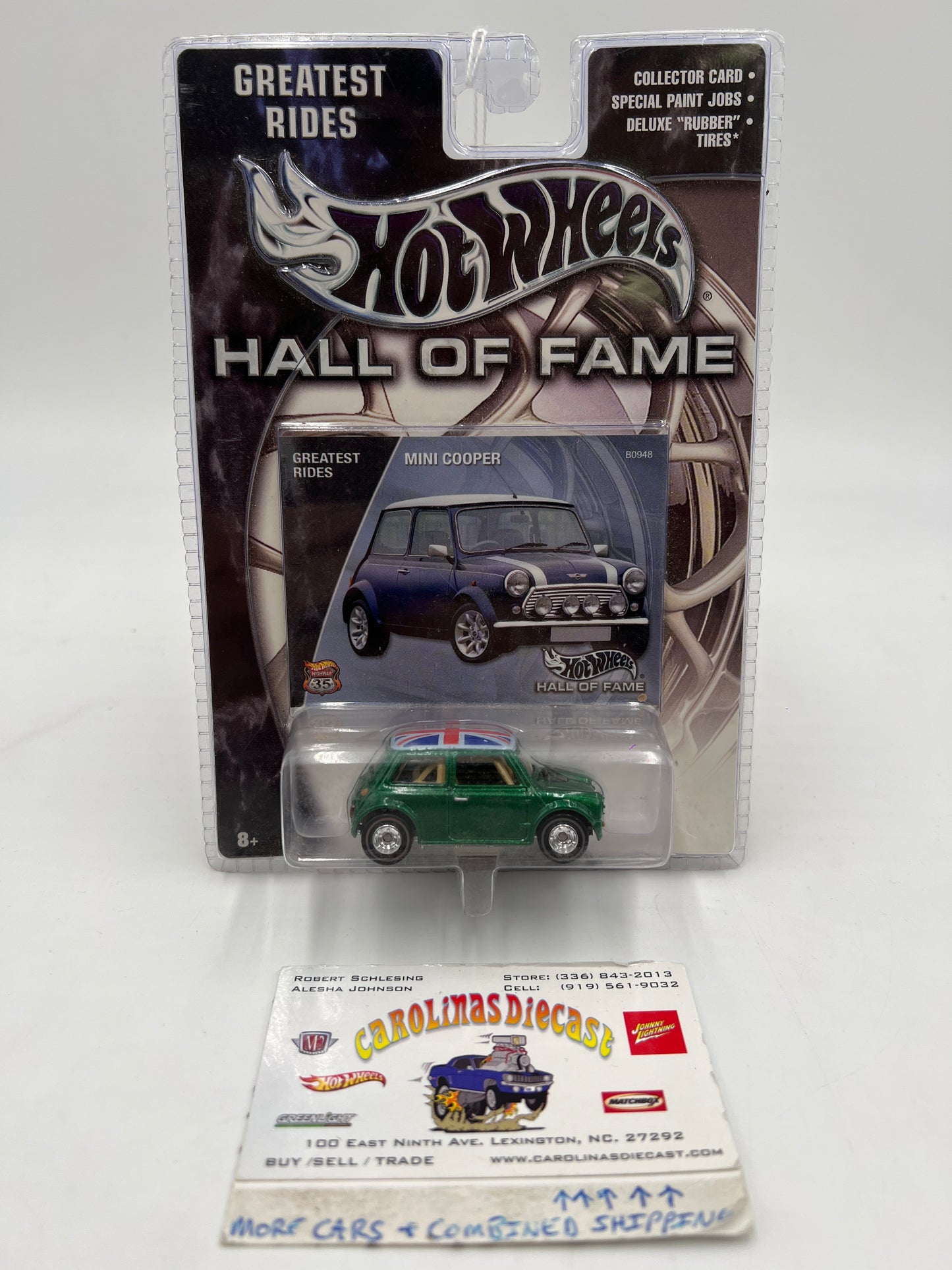 Hot Wheels Hall of Fame Greatest Rides Mini Cooper Green 271i