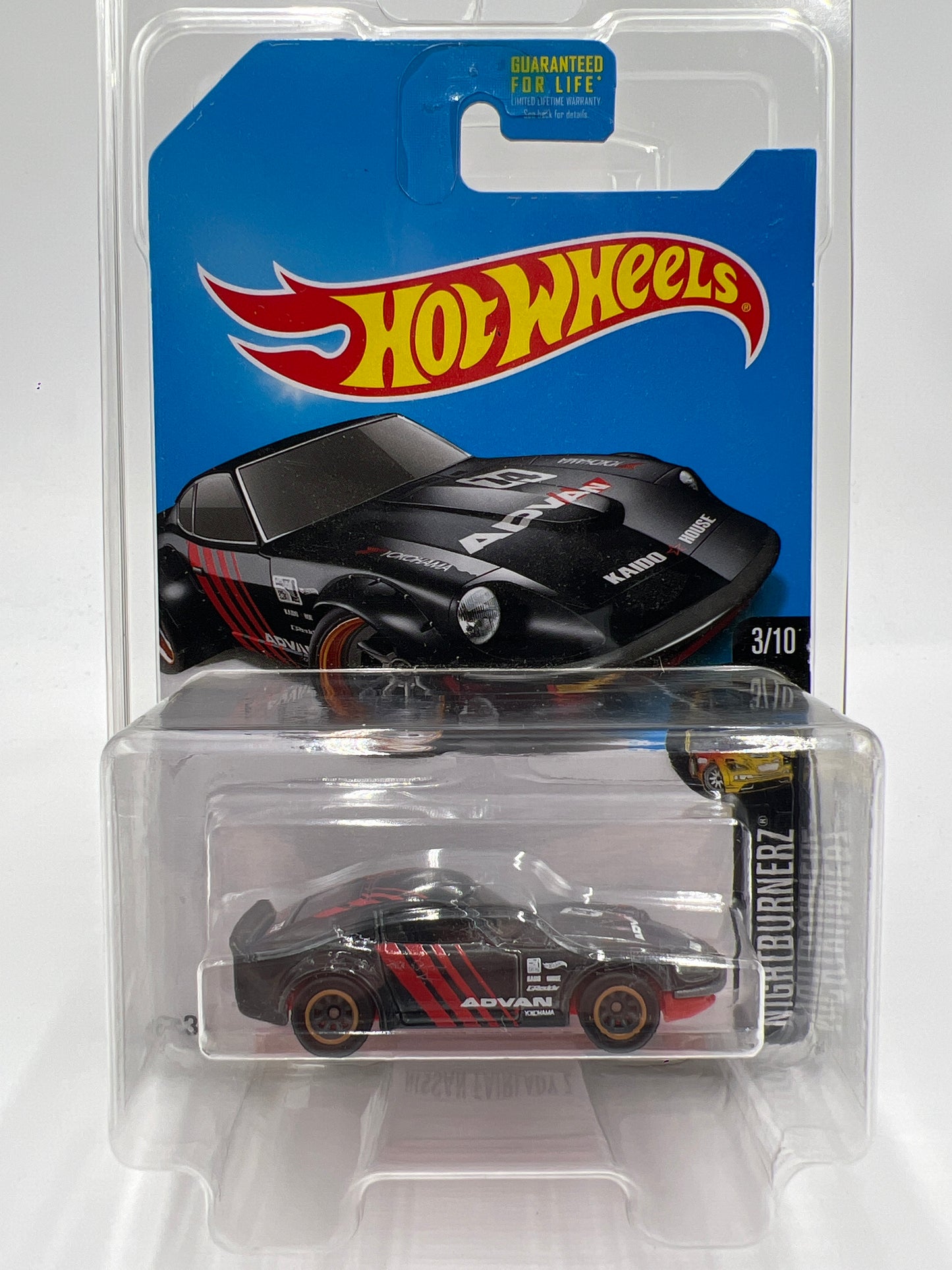 2017 Hot Wheels Super Treasure Hunt Nissan Fairlady Z Black Advan W/Protector
