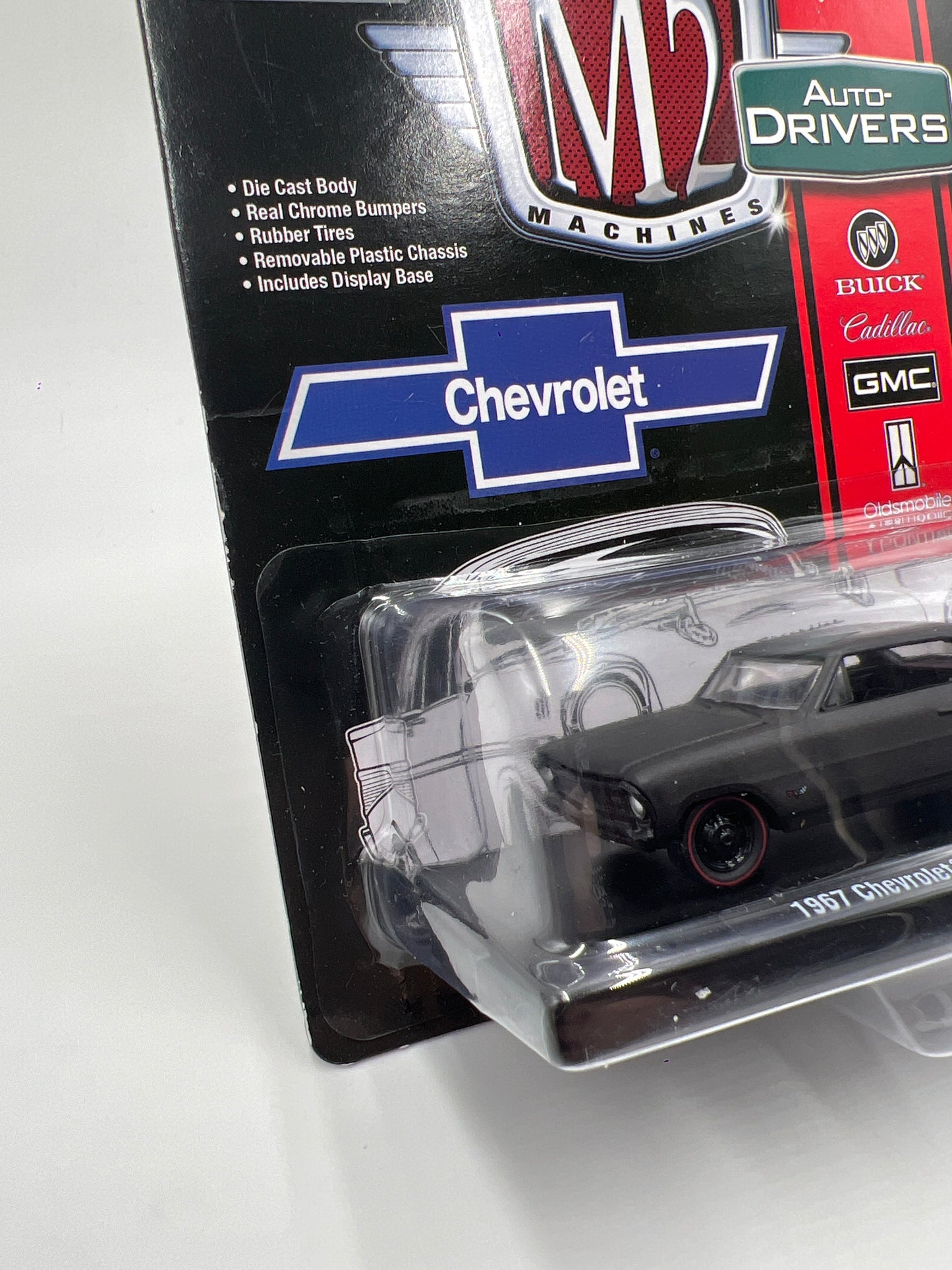 M2 Machines Auto-Drivers Special Edition Frozen Black Pearl 1957 Chevrolet Nova SS R35 Card Not Perfect 193D