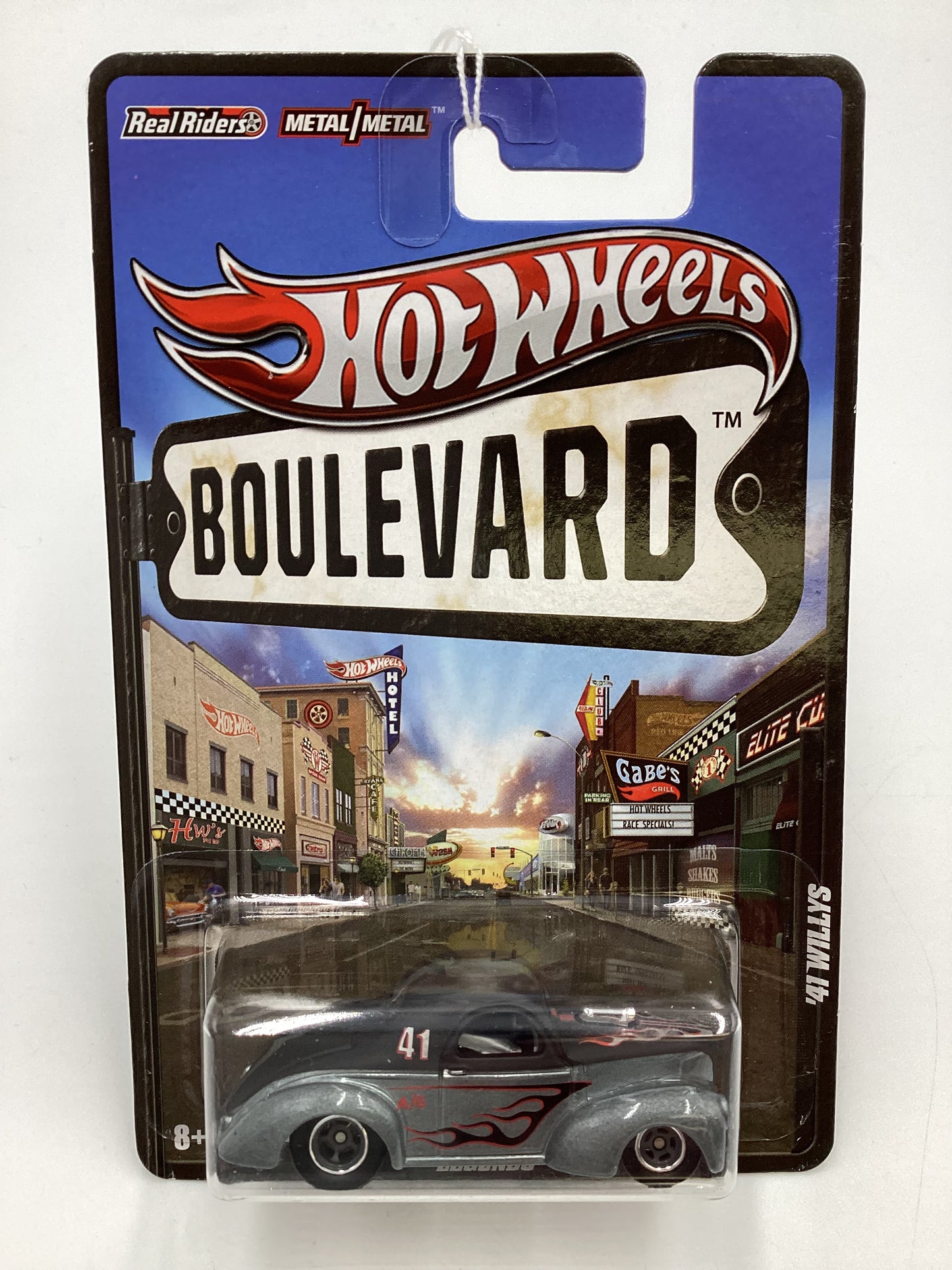 Hot Wheels Boulevard Legends 41 Willys Gray/Silver SR