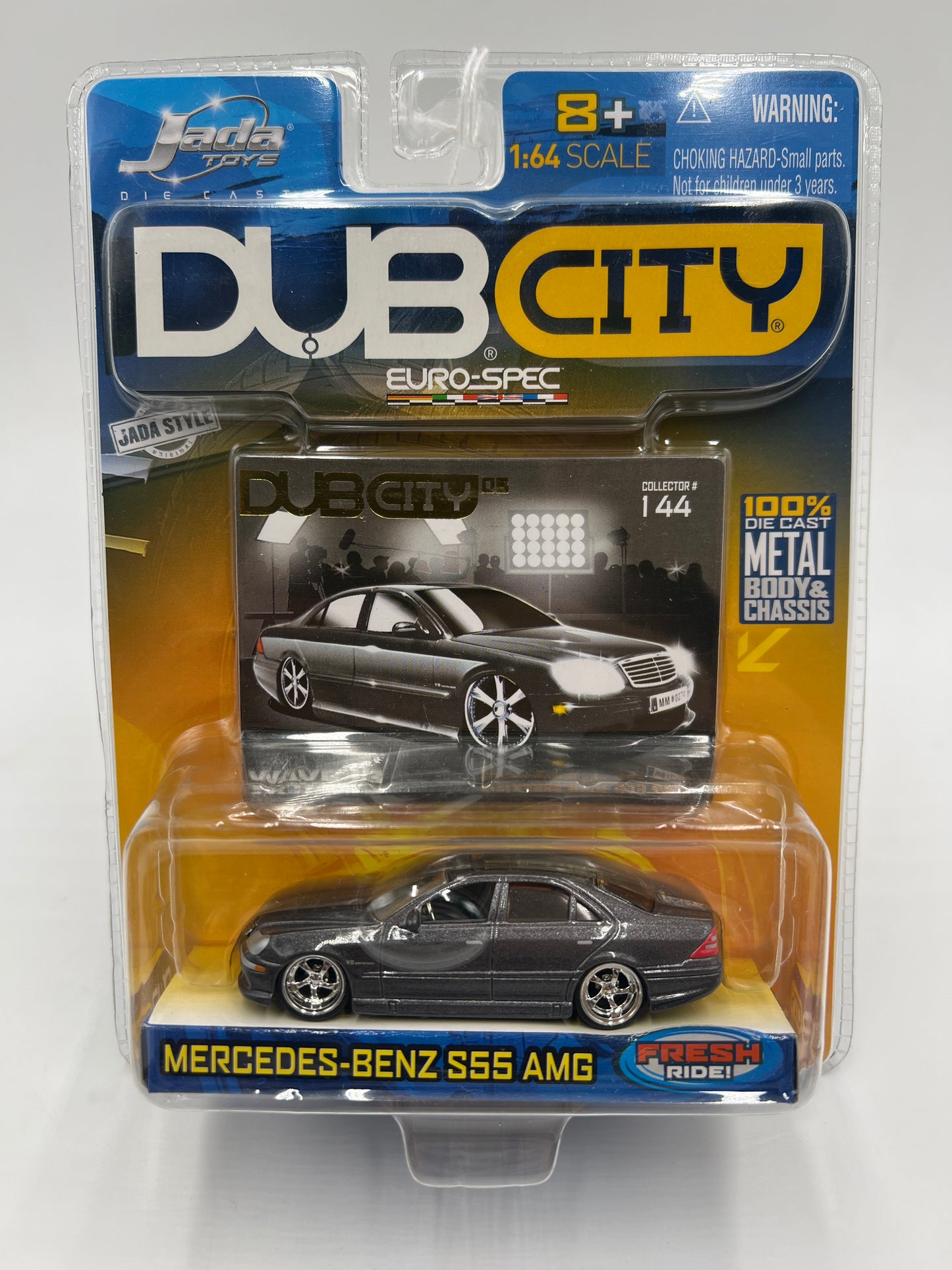 Jada Toys Dub City Euro Spec Wave 13 #144 Mercedes-Benz S55 AMG Gray