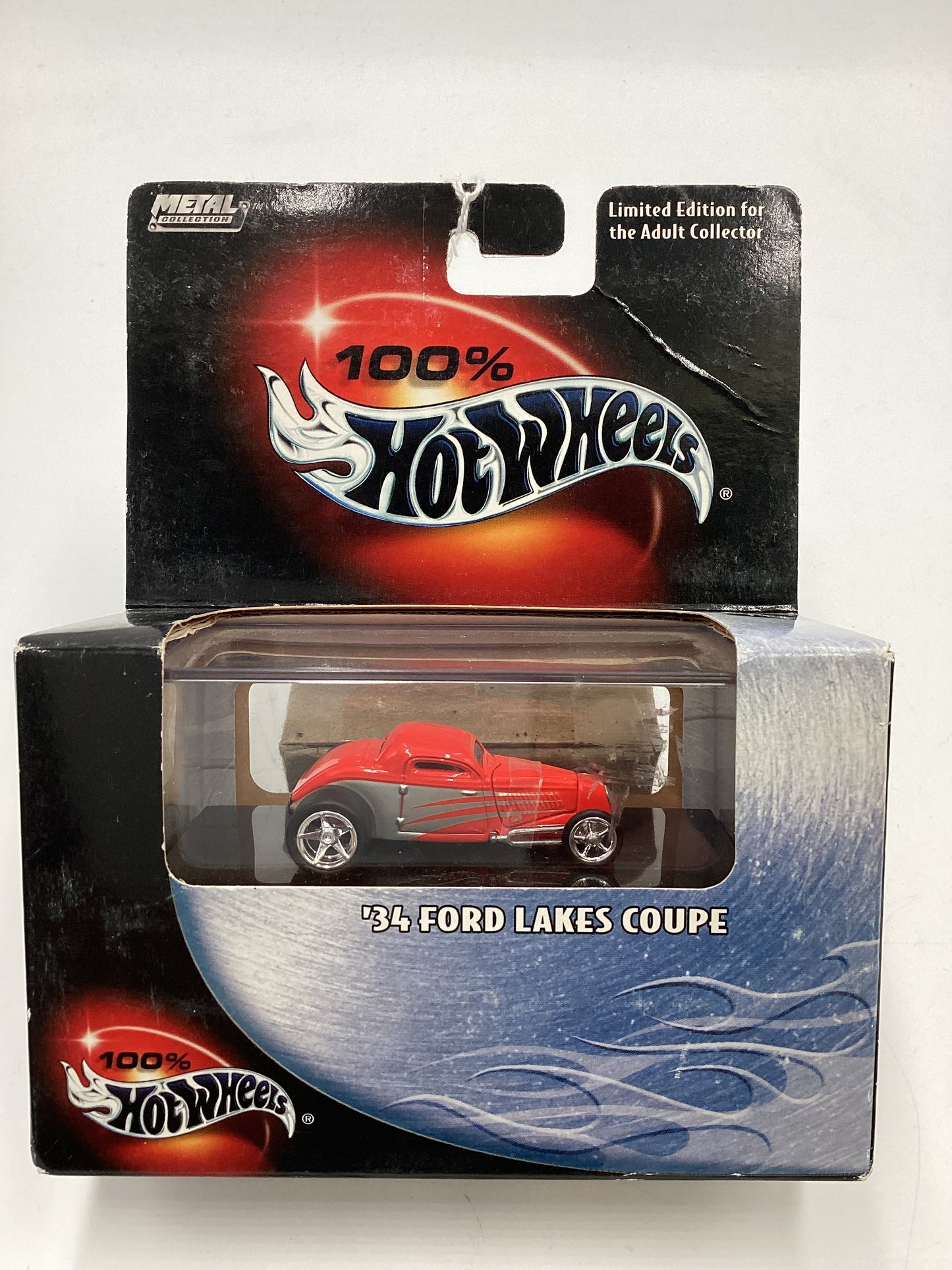 Hot Wheels Premium 100% Black Box 34 Ford Lakes Coupe Red Vein On Right