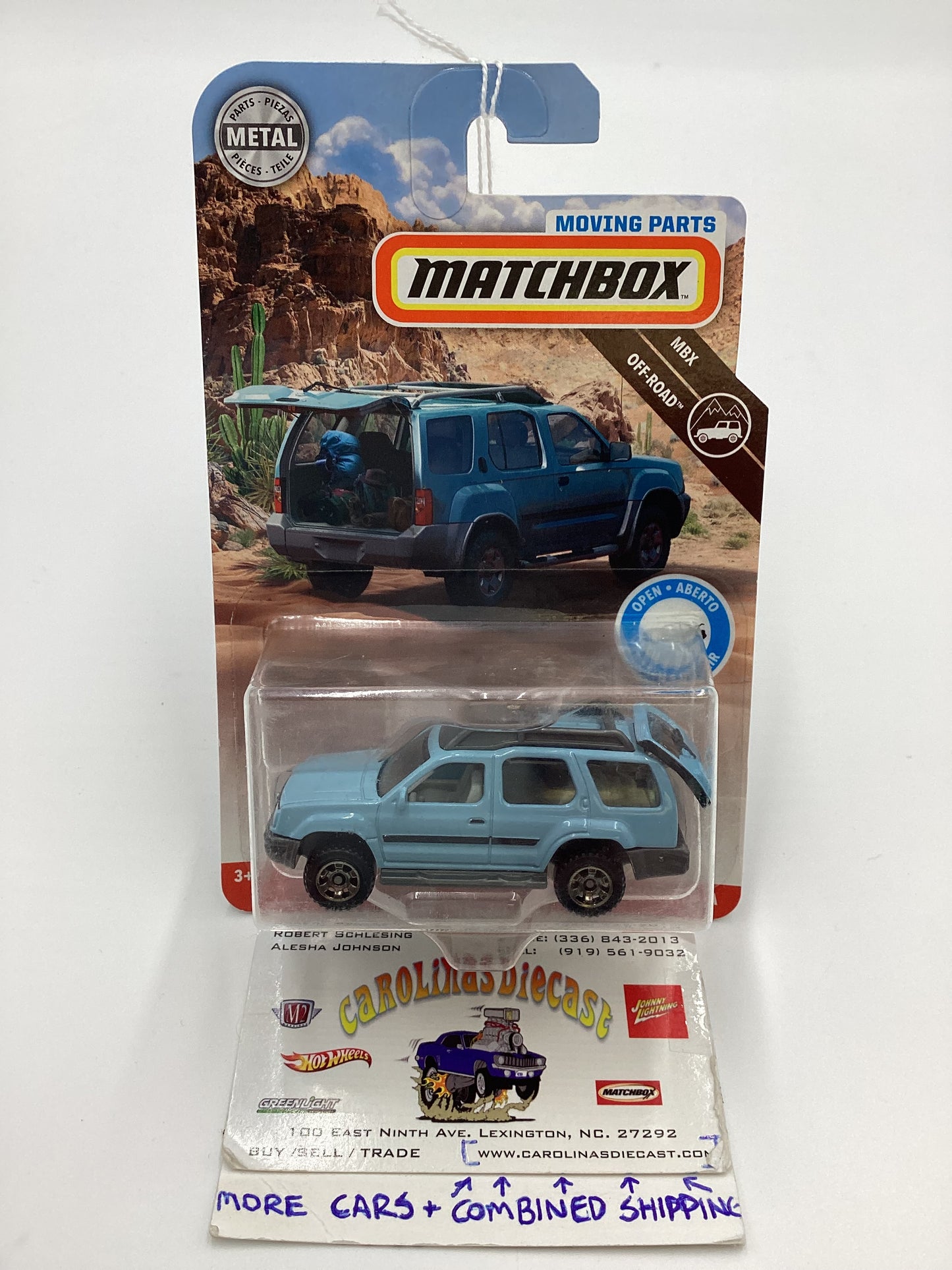 Matchbox Moving Parts MBX Off-Road 2000 Nissan Xterra 166A