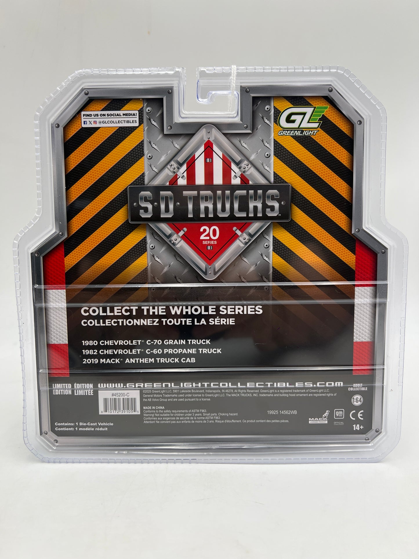 Greenlight SD Trucks Series 20 RAW CHASE 2019 Mack Anthem Truck Cab