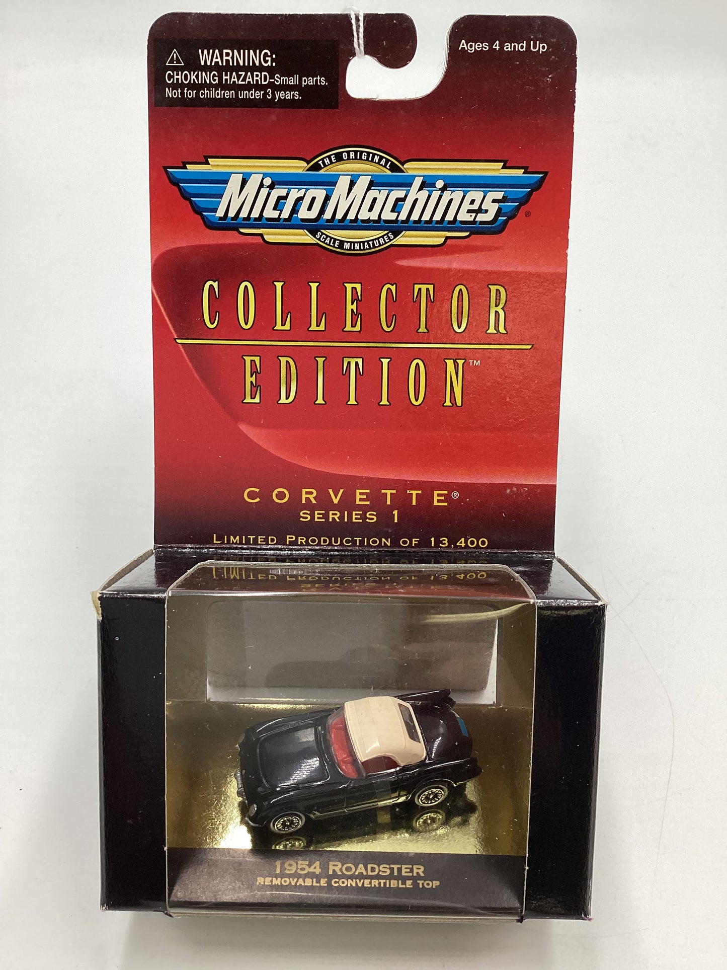 Micro Machines Collectors Edition Corvette Series 1 1954 Roadster Black 1/13400 SR CE 15