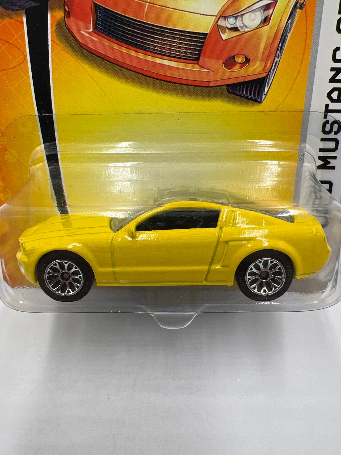 Matchbox MBX Metal #19 Ford Mustang GT Yellow 216D