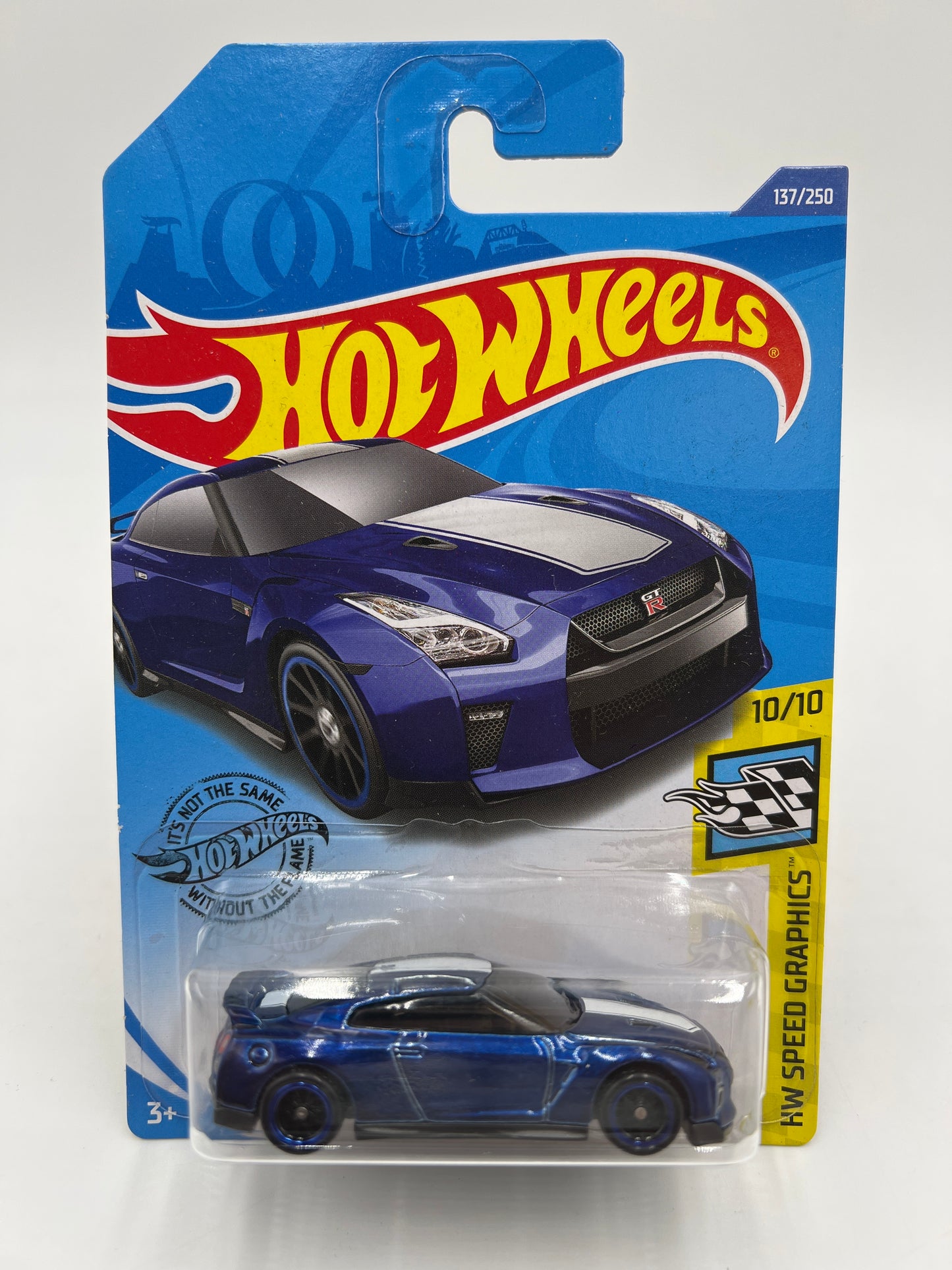 2020 Hot Wheels #137 Super Treasure Hunt 17 Nissan GT-R (R35) W/Protector