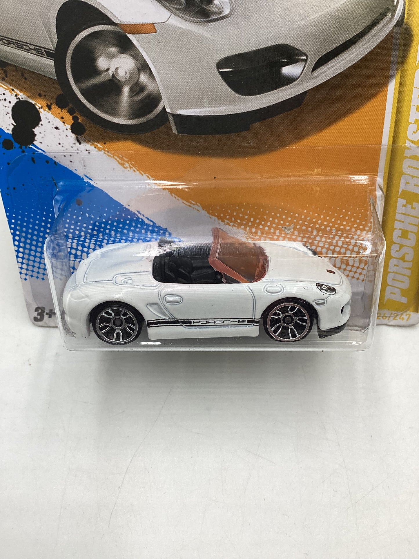 2012 Hot Wheels #26 Pink Windshield Porsche Boxster Spyder