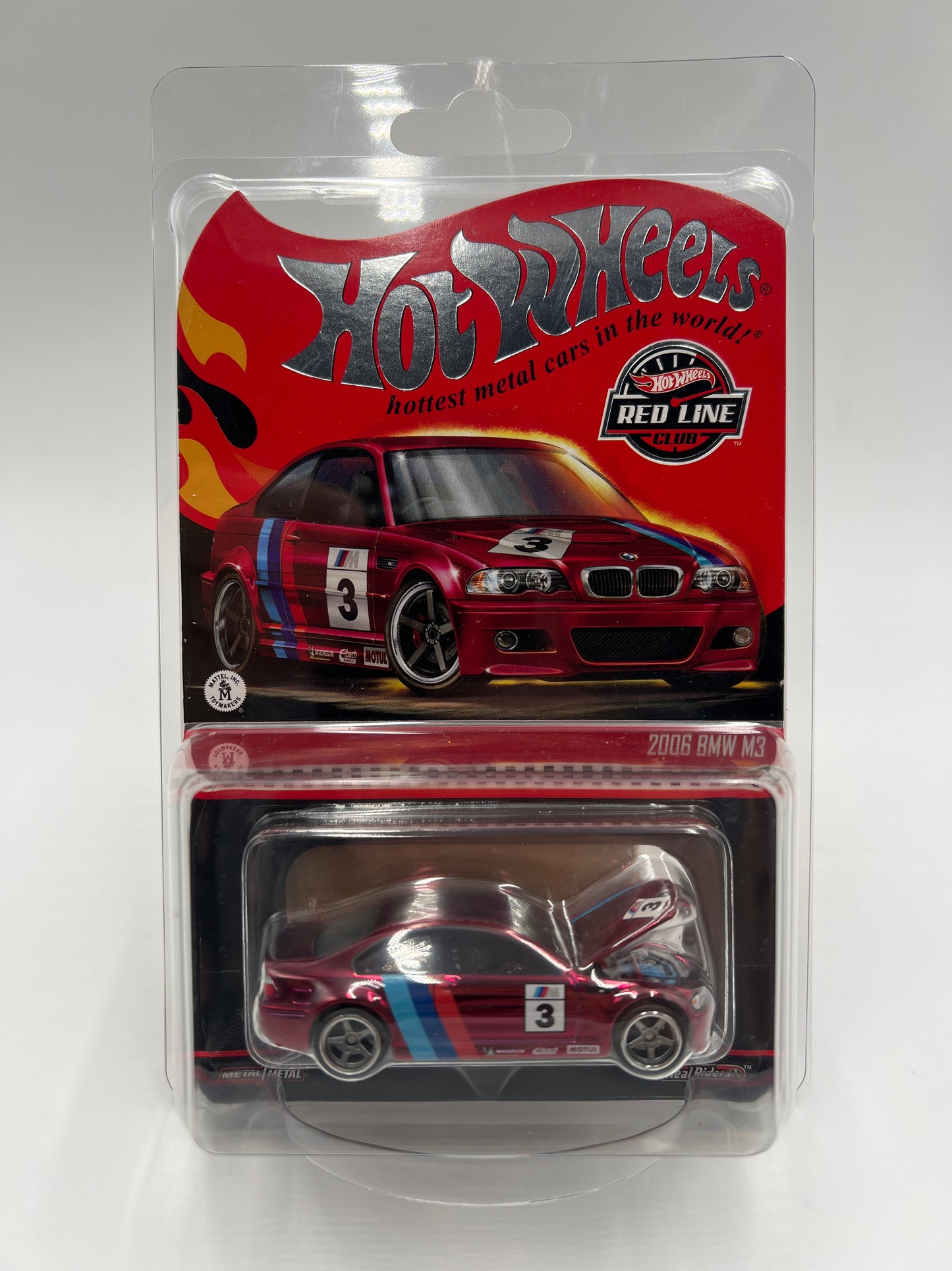 2025 Hot Wheels RLC Exclusive 2006 BMW M3 Red W/Protector