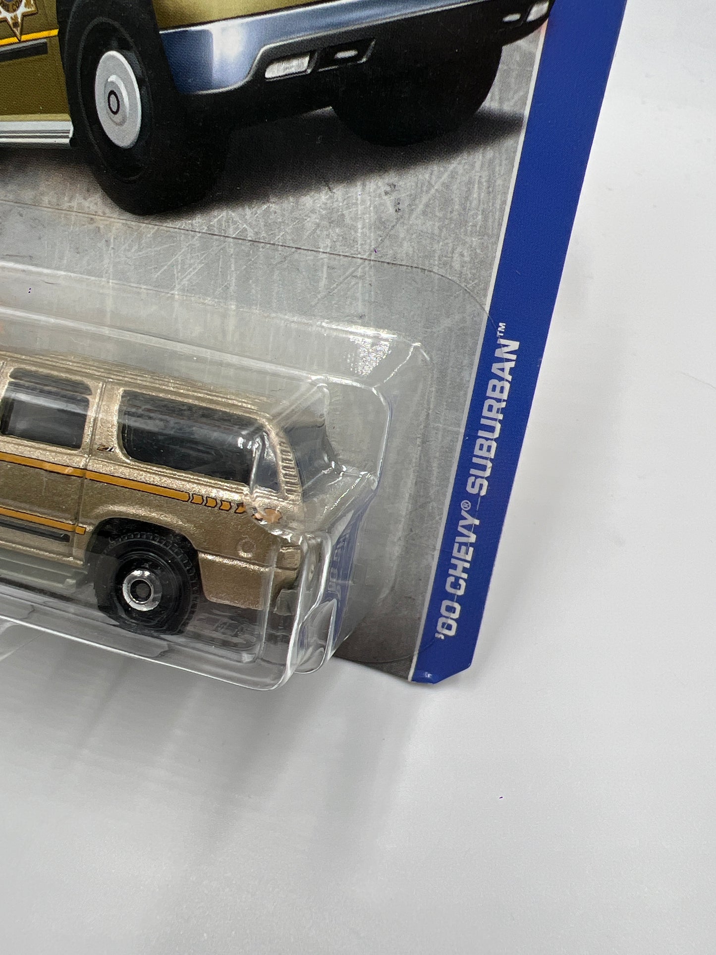 Matchbox 65th Anniversary #38 MBX Service 00 Chevy Suburban Sheriff Gold 208F