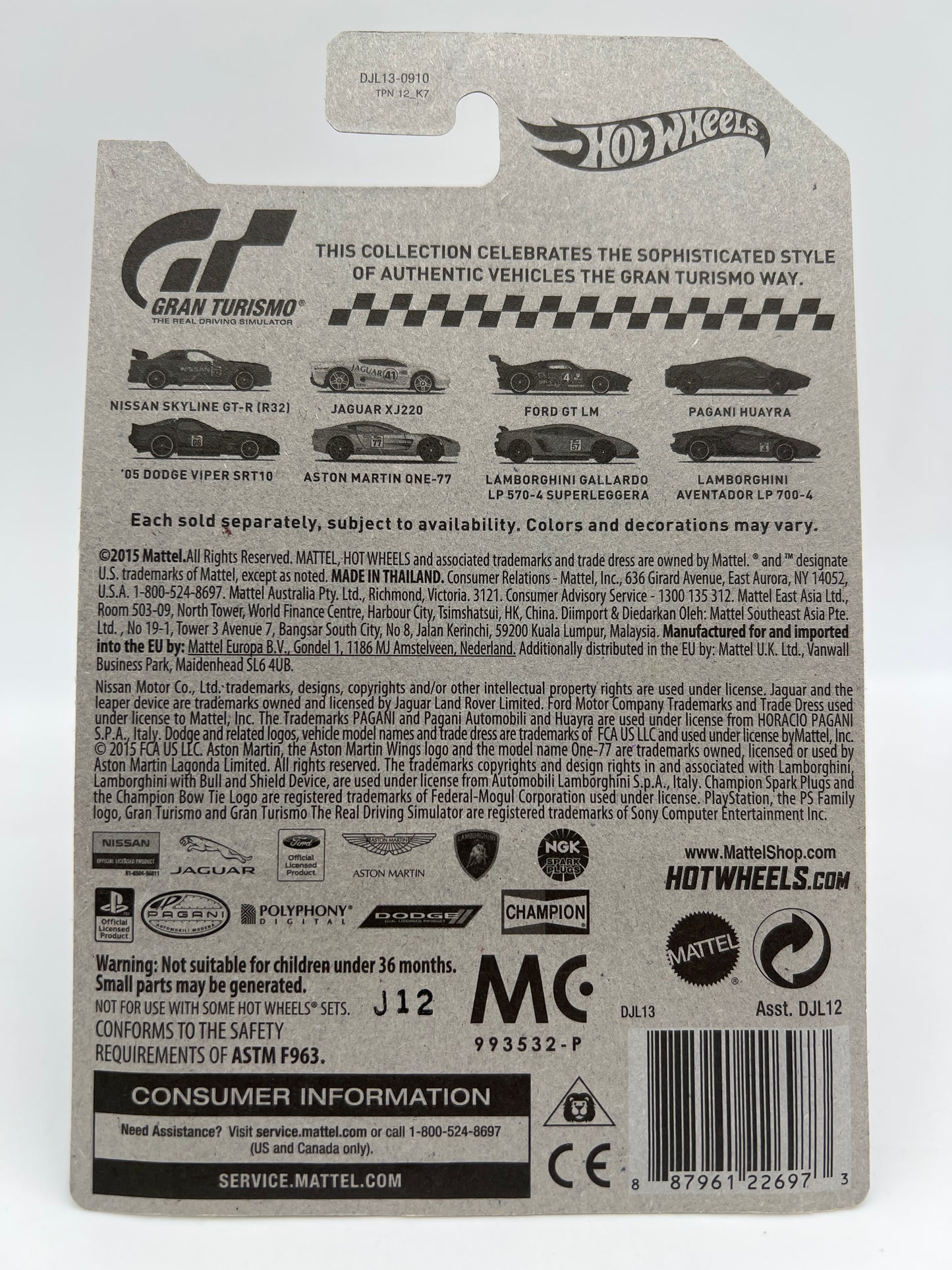 Hot Wheels Gran Turismo #1 Nissan Skyline GT-R R32 Red 160A