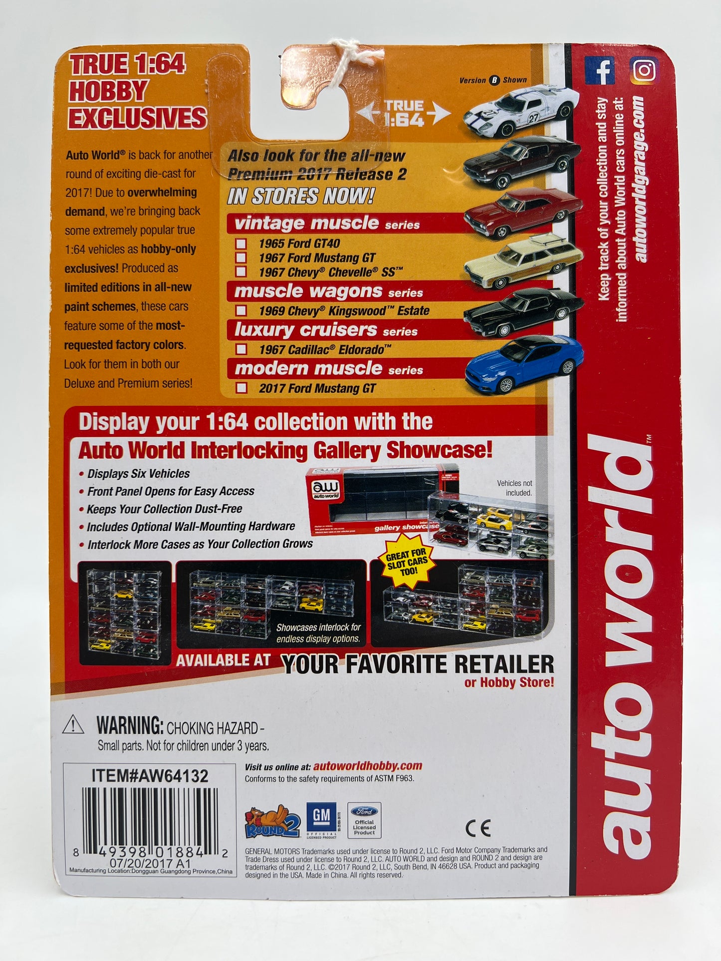 Auto World Hobby Exclusive 1/1800 Vintage Muscle 1967 Chevy Chevelle SS White