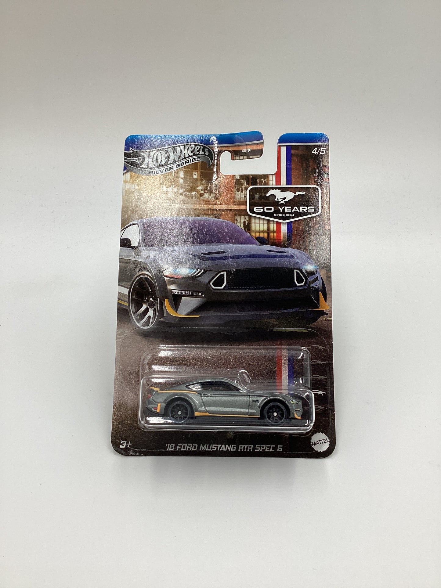 2024 Hot Wheels Silver Series 60 Years Full Set Mustang SVO/Boss 302/Mach 1/RTR/Fastback