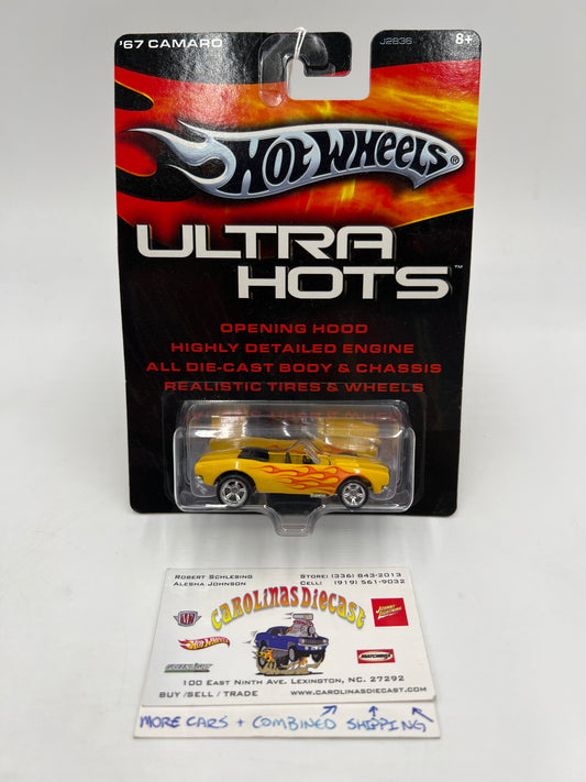 2006 Hot Wheels Premium Ultra Hots 67 Camaro Yellow 245L