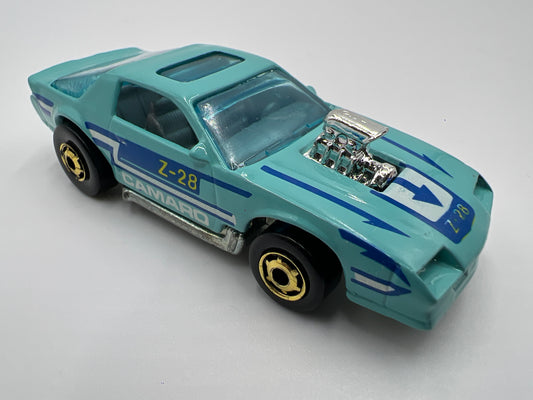 Hot Wheels 1/64 Blackwall Speed Fleet 74 Blown Camaro Z28 Light Blue Loose