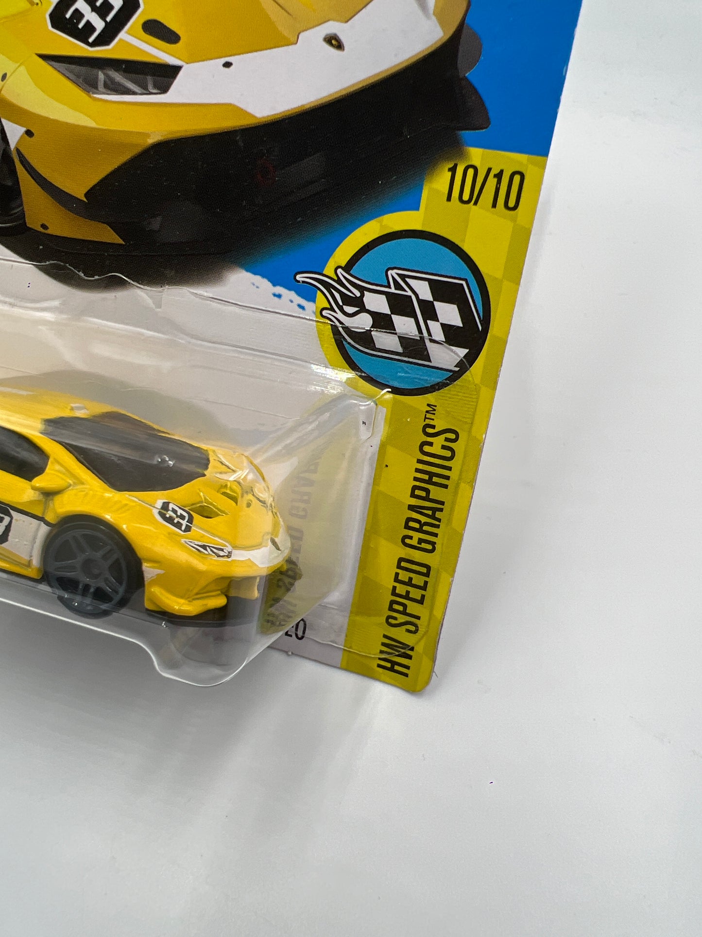 2017 Hot Wheels Speed Graphics #107 Lamborghini Huracan LP 620-2 Super Trofeo Yellow 102C