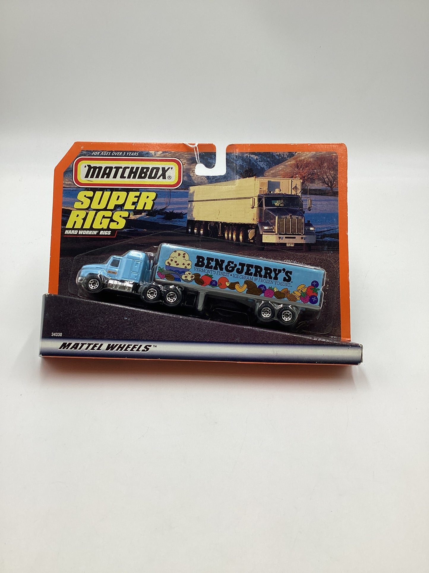 Matchbox Super Rigs Blue Mack Truck Ben & Jerry’s 206C