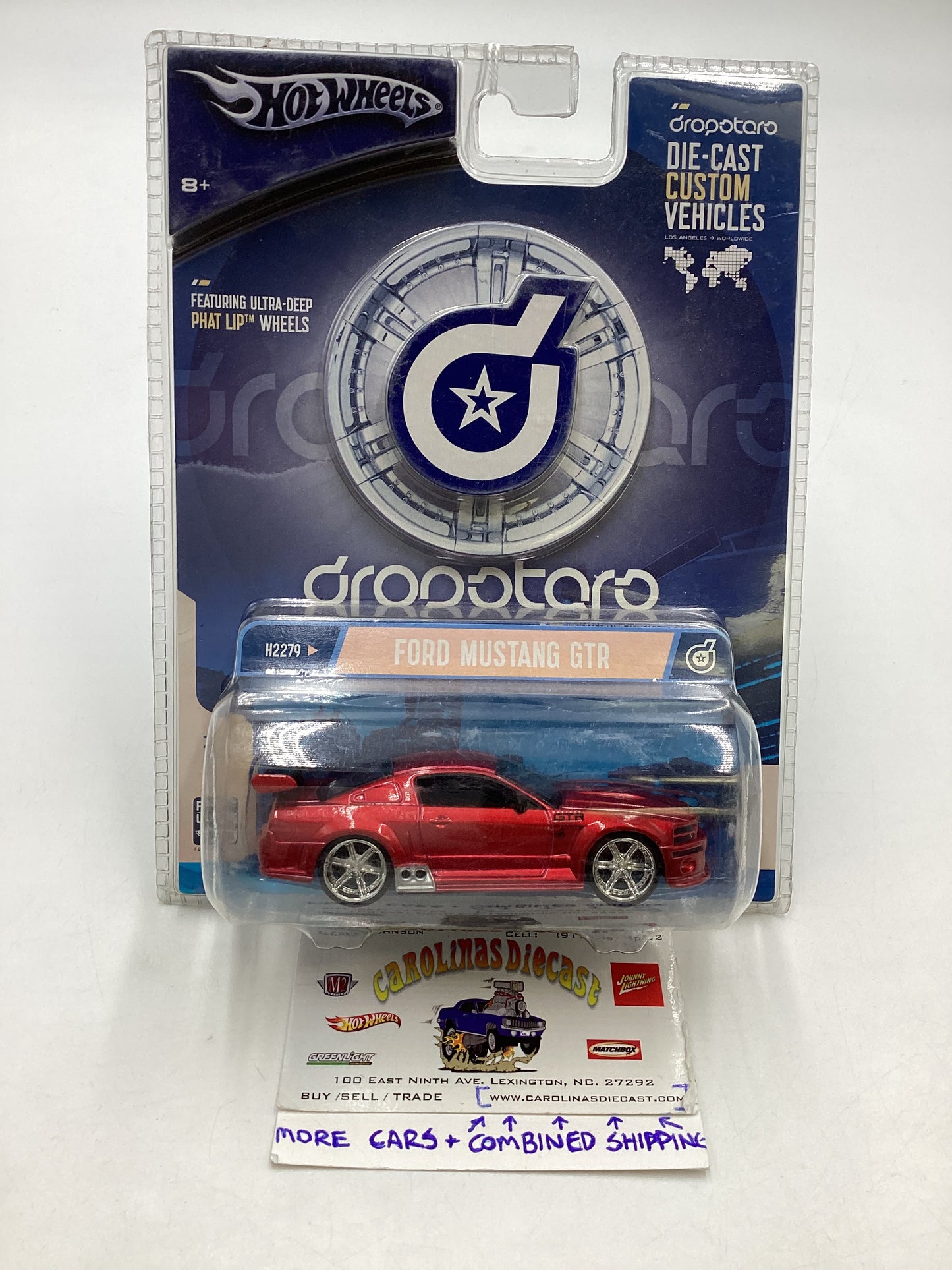 Hot Wheels Dropstars H2279 Ford Mustang GTR Red 214A