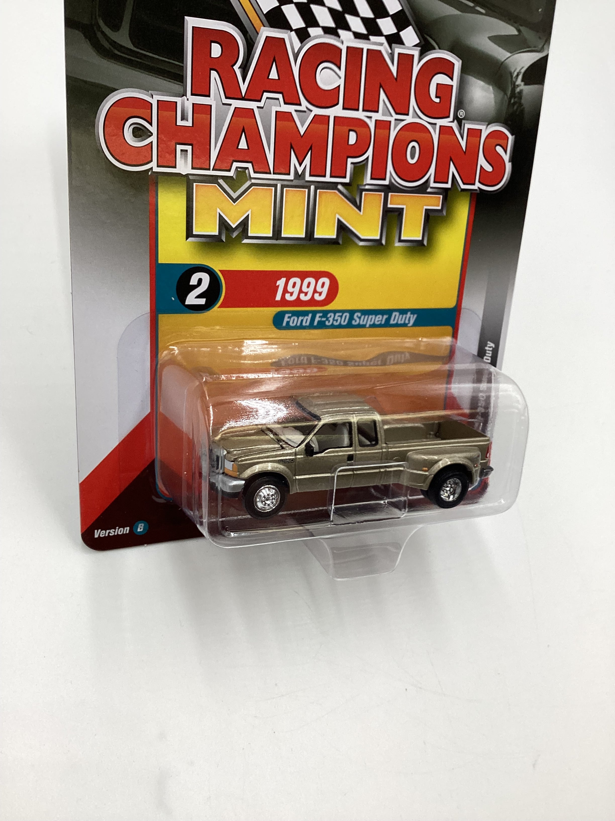 Racing Champions Mint #2 Release 1 Version B 1999 Ford F-350 Super