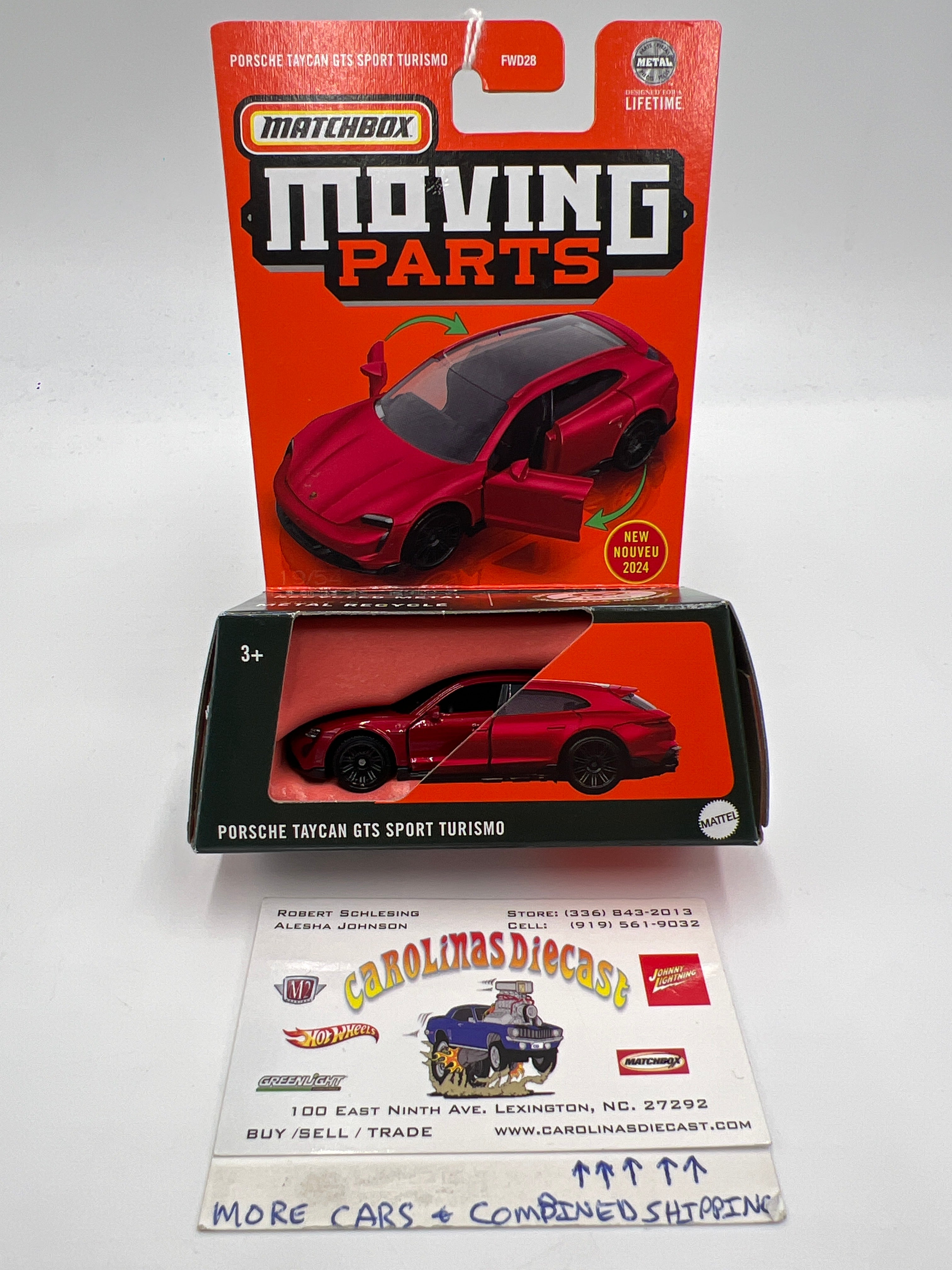 2024 Matchbox Moving Parts #19 Porsche Taycan GTS Sport Turismo