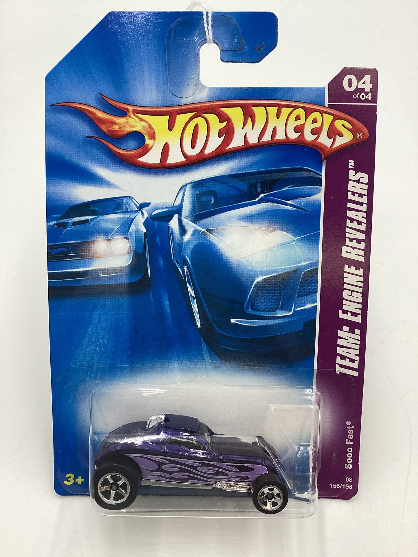 2008 Hot Wheels HW Team: Engine Revealers #156 Soooo Fast Purple