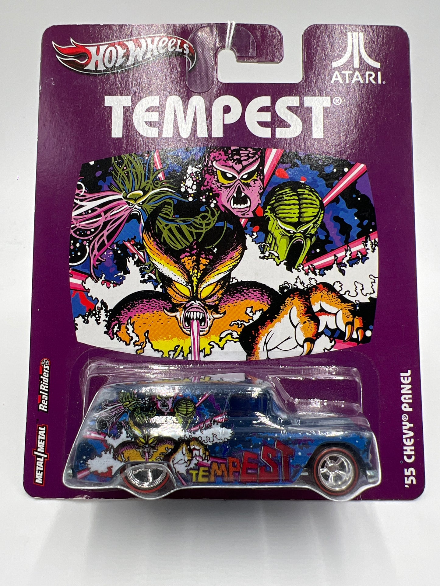 Hot Wheels Pop Culture Atari Tempest 55 Chevy Panel Blue 269A