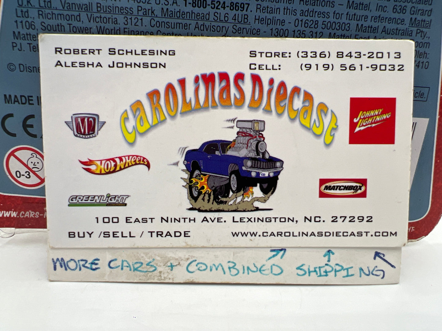 Disney Pixar The World Of Cars Race O Rama #90 CHASE Package Chuki 140B