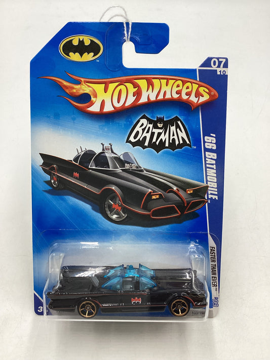 2009 Hot Wheels #133 66 Batmobile Black 118B