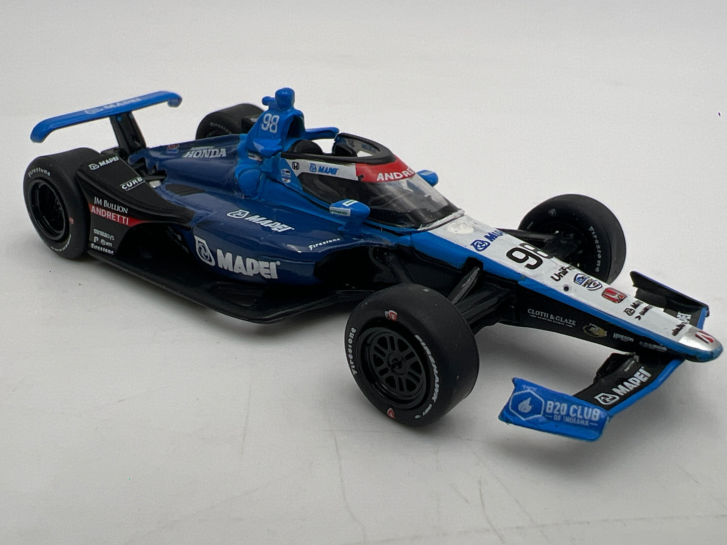 IXO Models 1/64 NTT Indycar Series Marco Andretti #98 Mapei