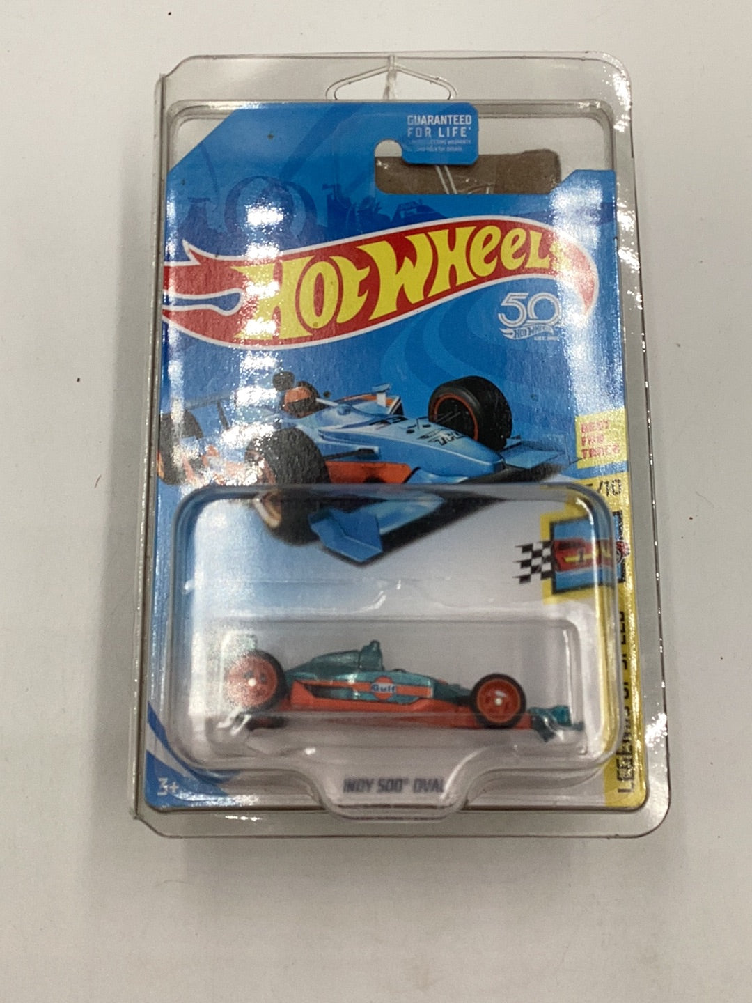 2018 hot wheels super treasure hunt Indy 500 Oval W/Protector