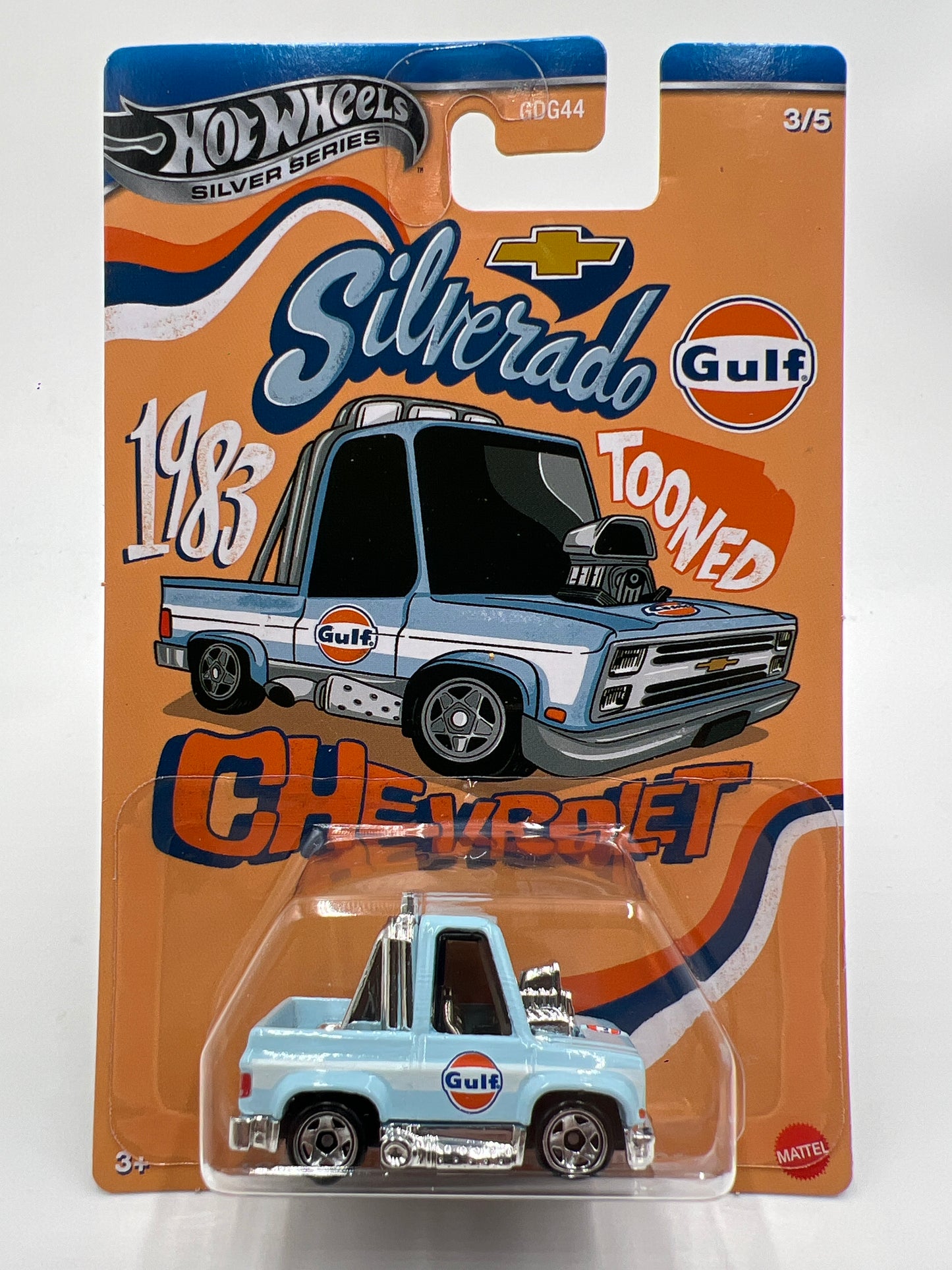 2025 Hot Wheels Silver Series Tooned Gulf Complete Set of 5