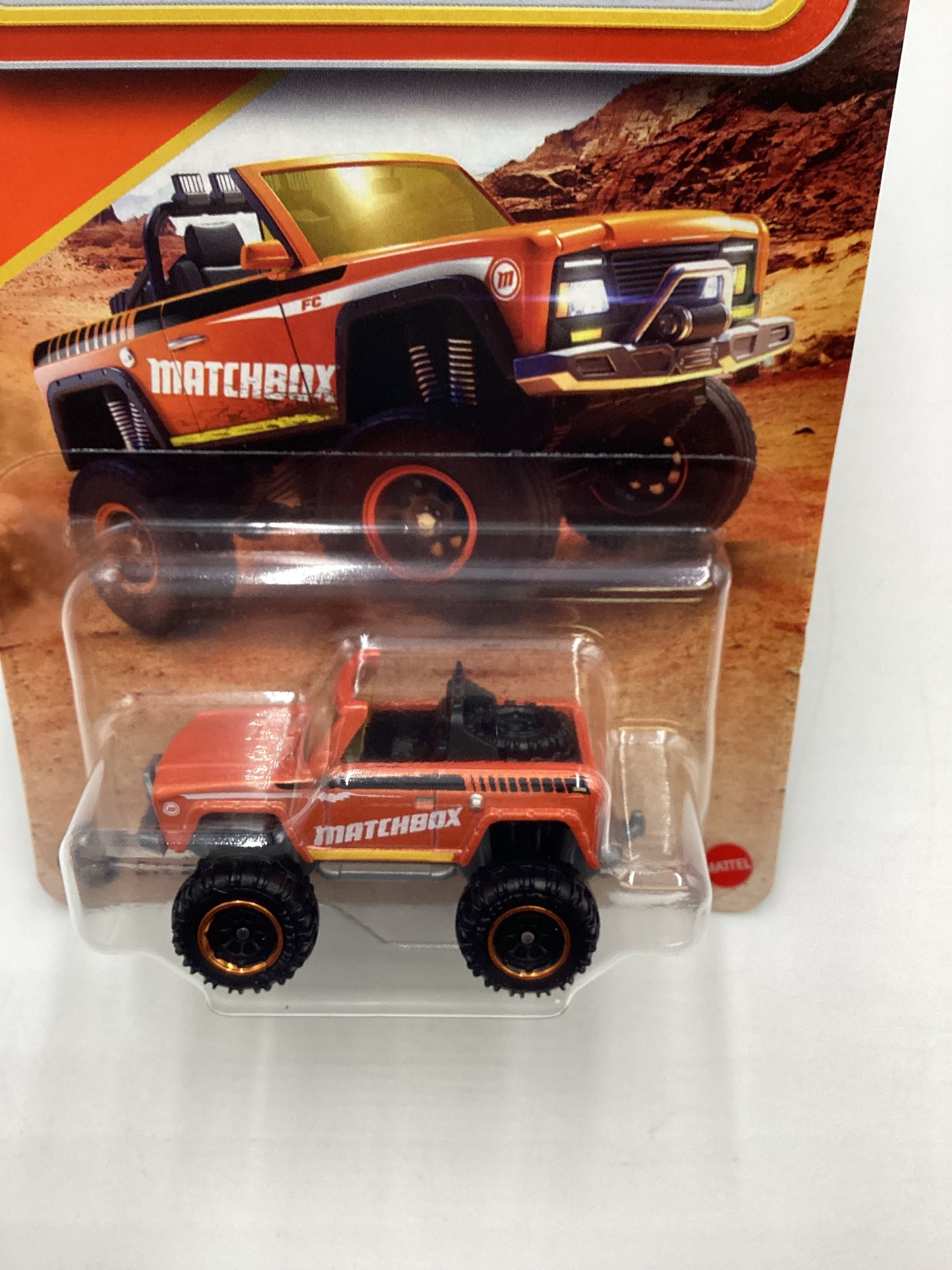 2025 Matchbox #93 MBX Field Car Convertible Orange