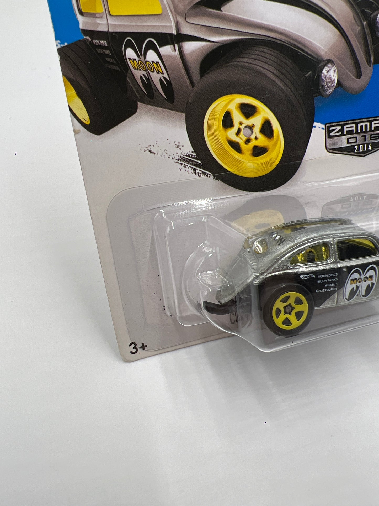 2014 Hot Wheels Walmart Exclusive Zamac 16 #247 Custom Volkswagen Beetle Mooneyes