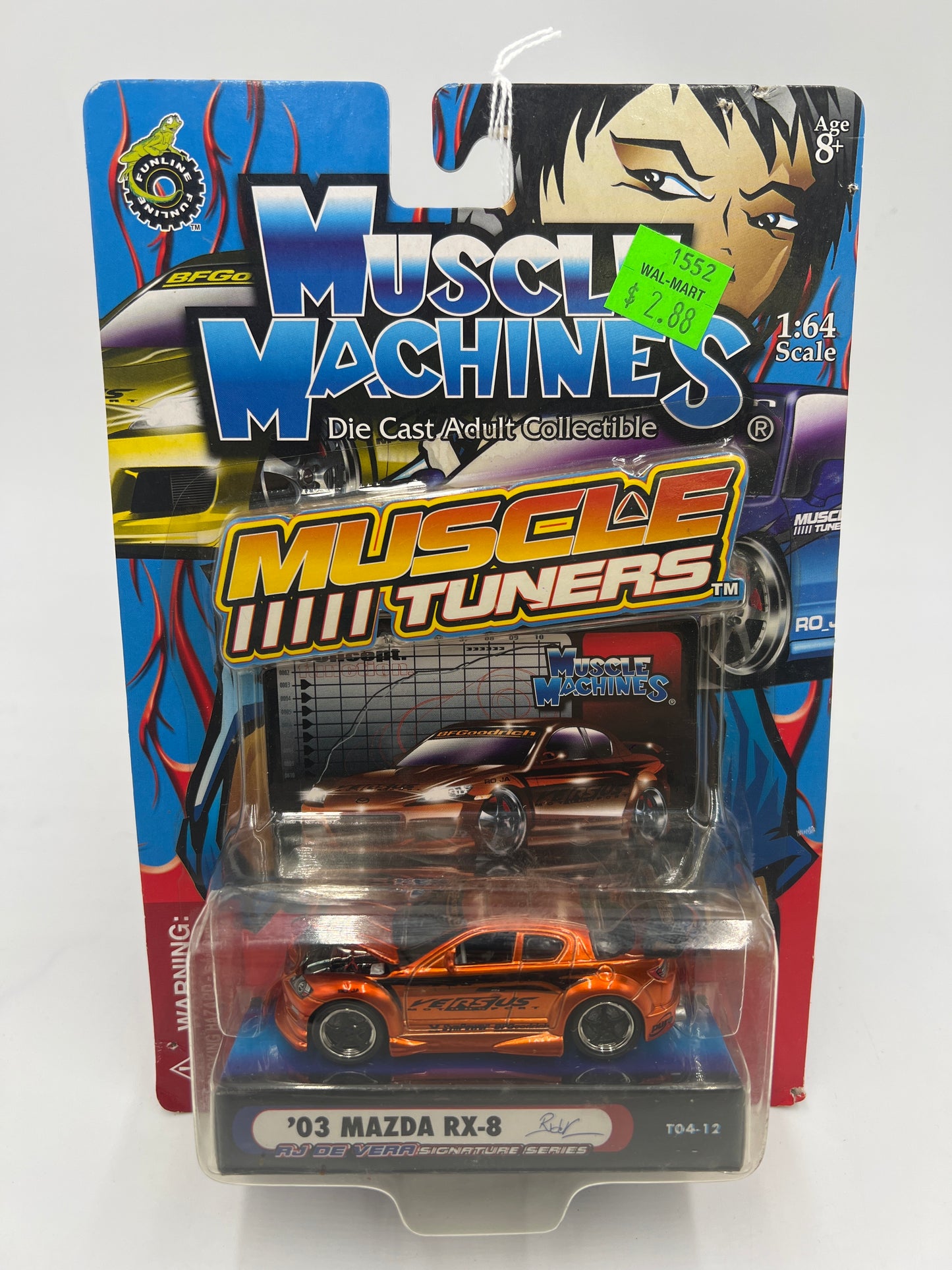 Muscle Machines Muscle Tuners 03 Mazda RX-8 Orange