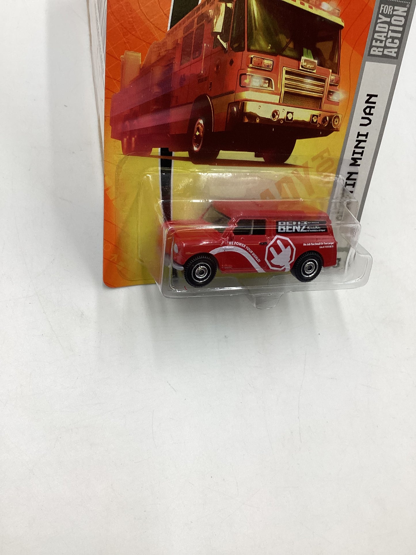 Matchbox #53 City Action Austin Mini Van Red 206D