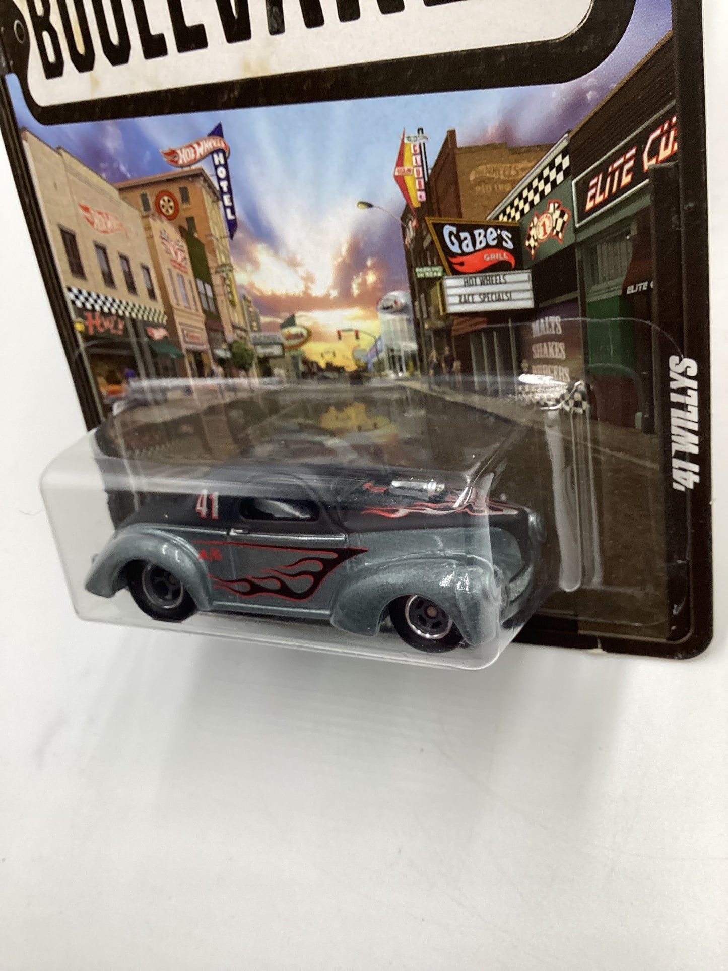 Hot Wheels Boulevard Legends 41 Willys Gray/Silver SR