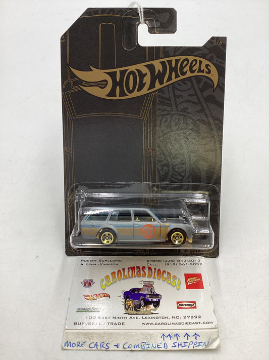 Hot Wheels 51 Anniversary Set 2/6 71 Datsun 510 Wagon Silver 159D