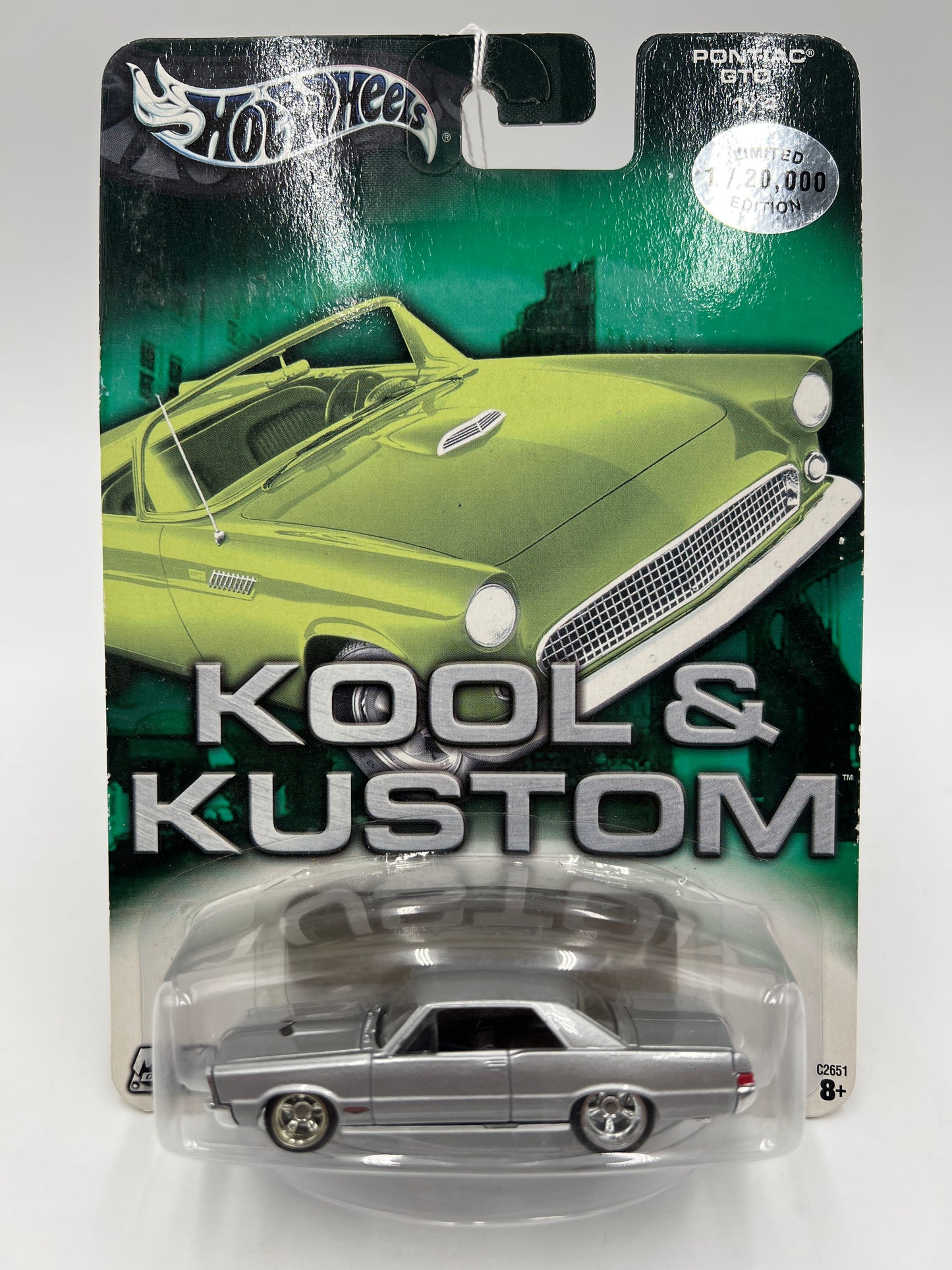 Hot Wheels Premium Kool & Kustom #1 Pontiac GTO Silver 245O