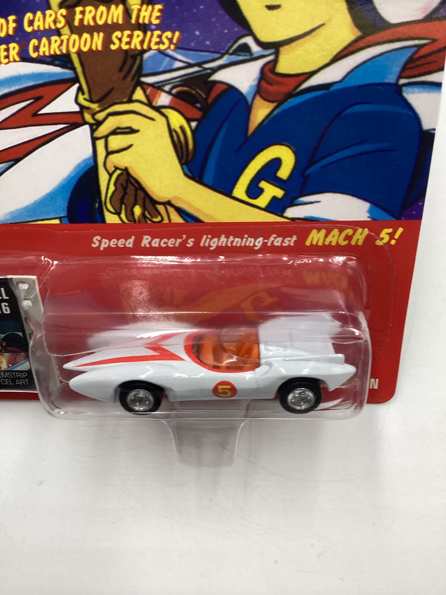 Johnny Lightning Speed Racer CEL #16 Speed Racer Mach 5 White 186B