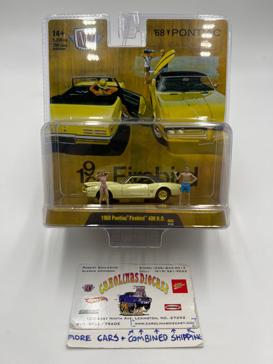 2024 M2 Machines Diorama R05 1968 Pontiac Firebird 400 H.O. Yellow CHASE